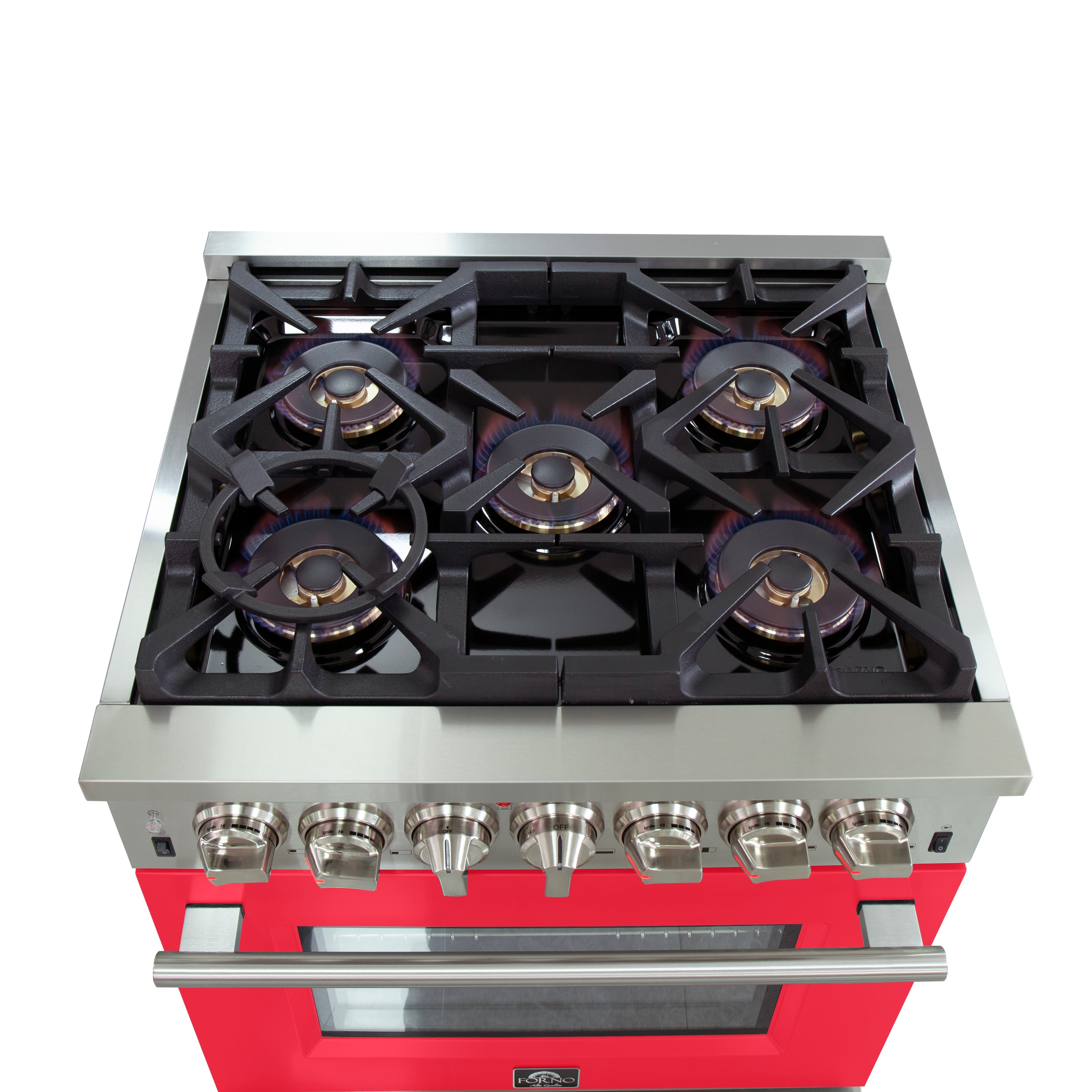 FORNO FFSGS6187-30RED Dual-Fuel-Ranges - View #6