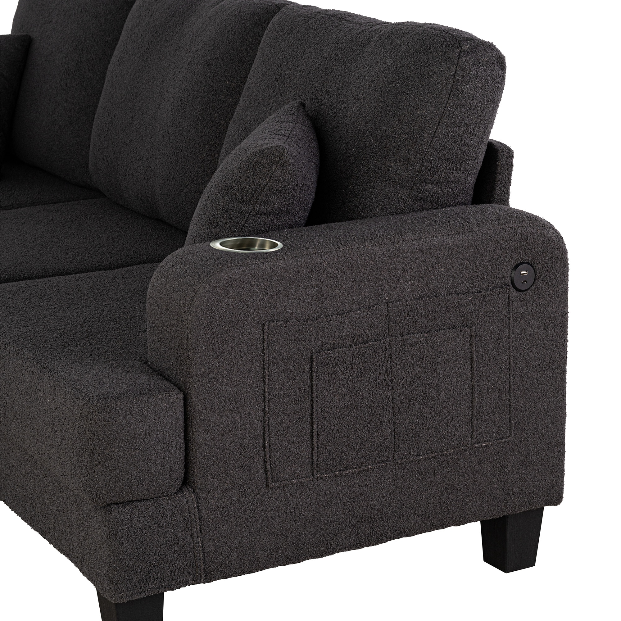 IHOMEadore MDSL6936DG Sofas-Loveseats - View #12
