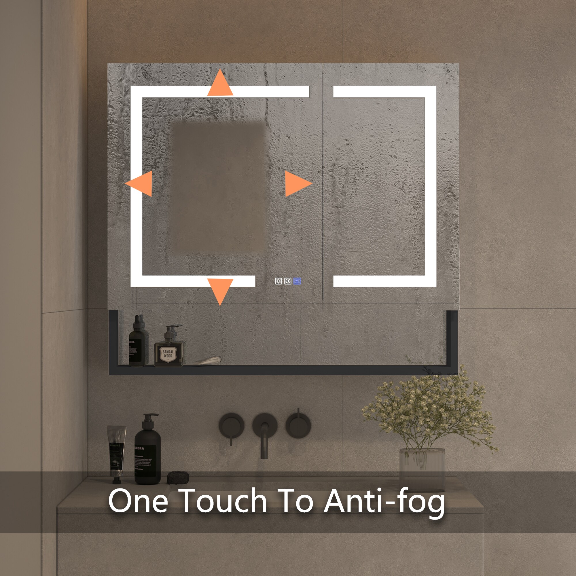 Forclover JSEX3632VFB Bathroom-Medicine-Cabinets - View #7