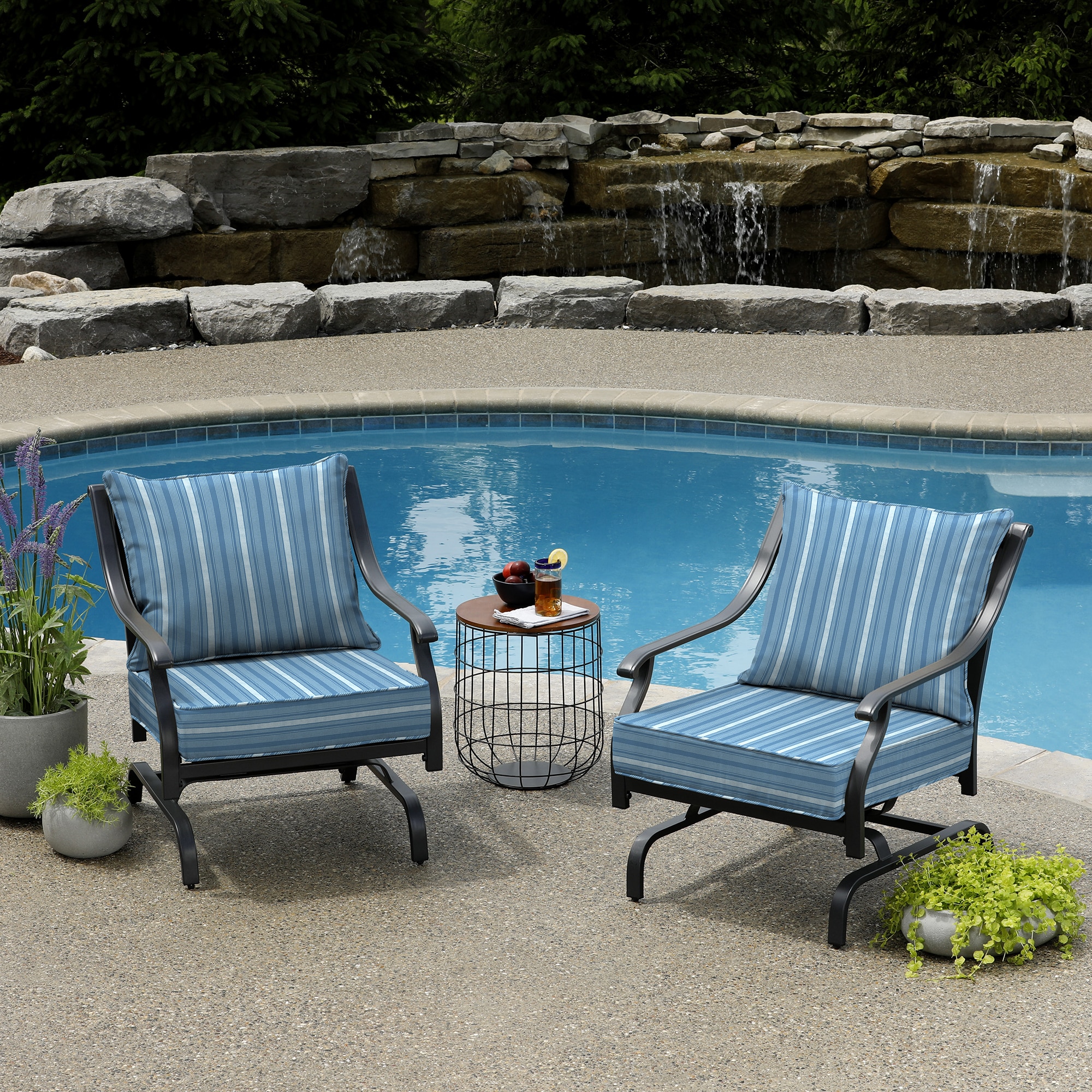 allen + roth FQ02098B-D9C2 Patio-Furniture-Cushions - View #6