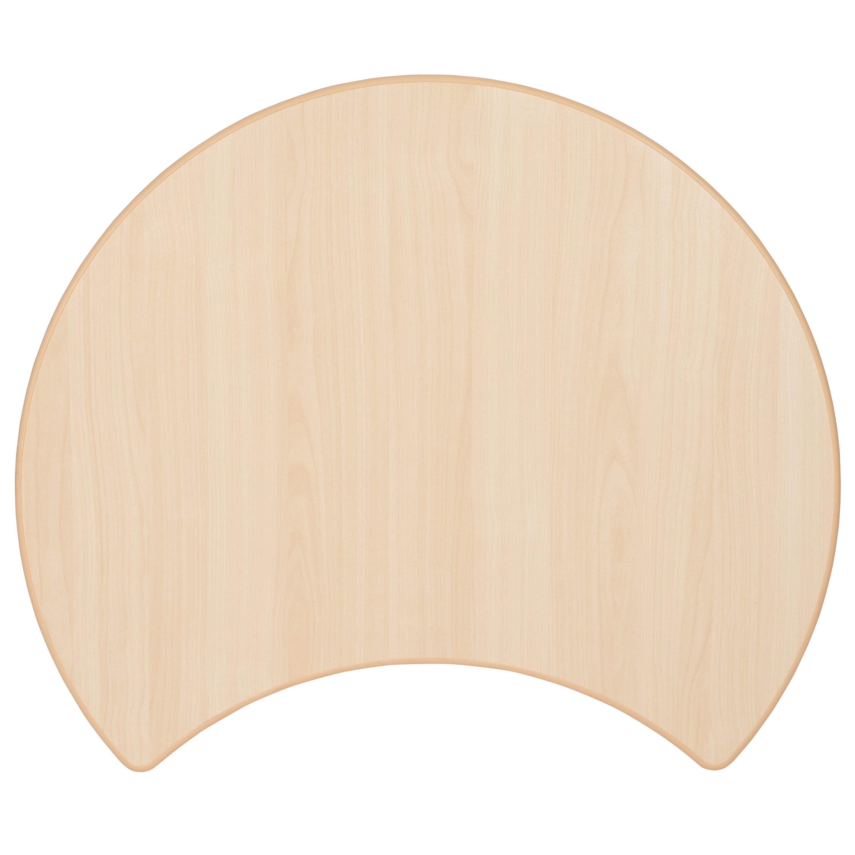 Crescent Natural Plastic Kids Activity Table with Adjustable Height