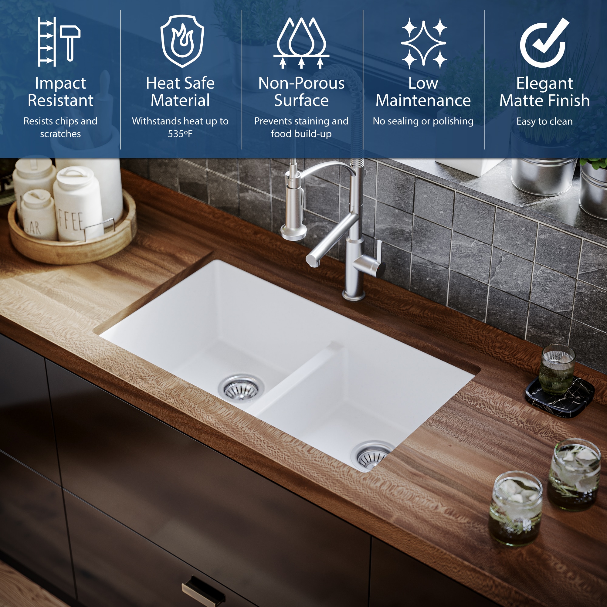 Karran QU-810-WH Kitchen-Sinks - View #6
