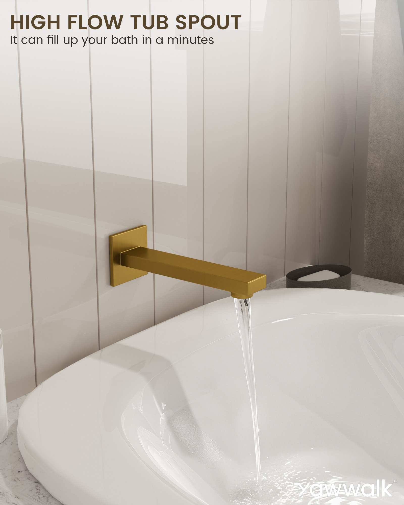 YAWWALK Y11W72-BG Tub-Shower-Faucets - View #5