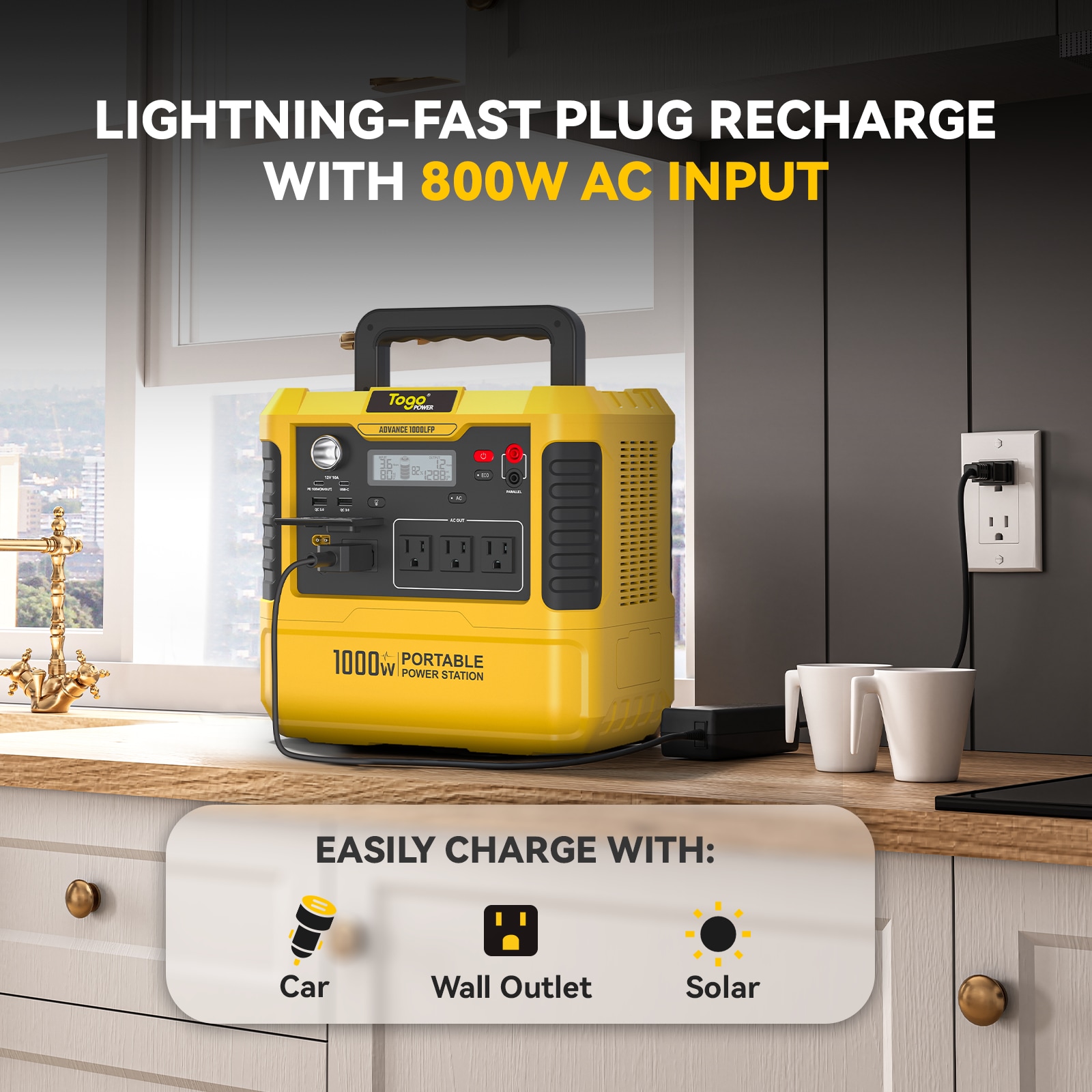 Togopower ADVANCE 1000LFP Solar-Generators - View #6