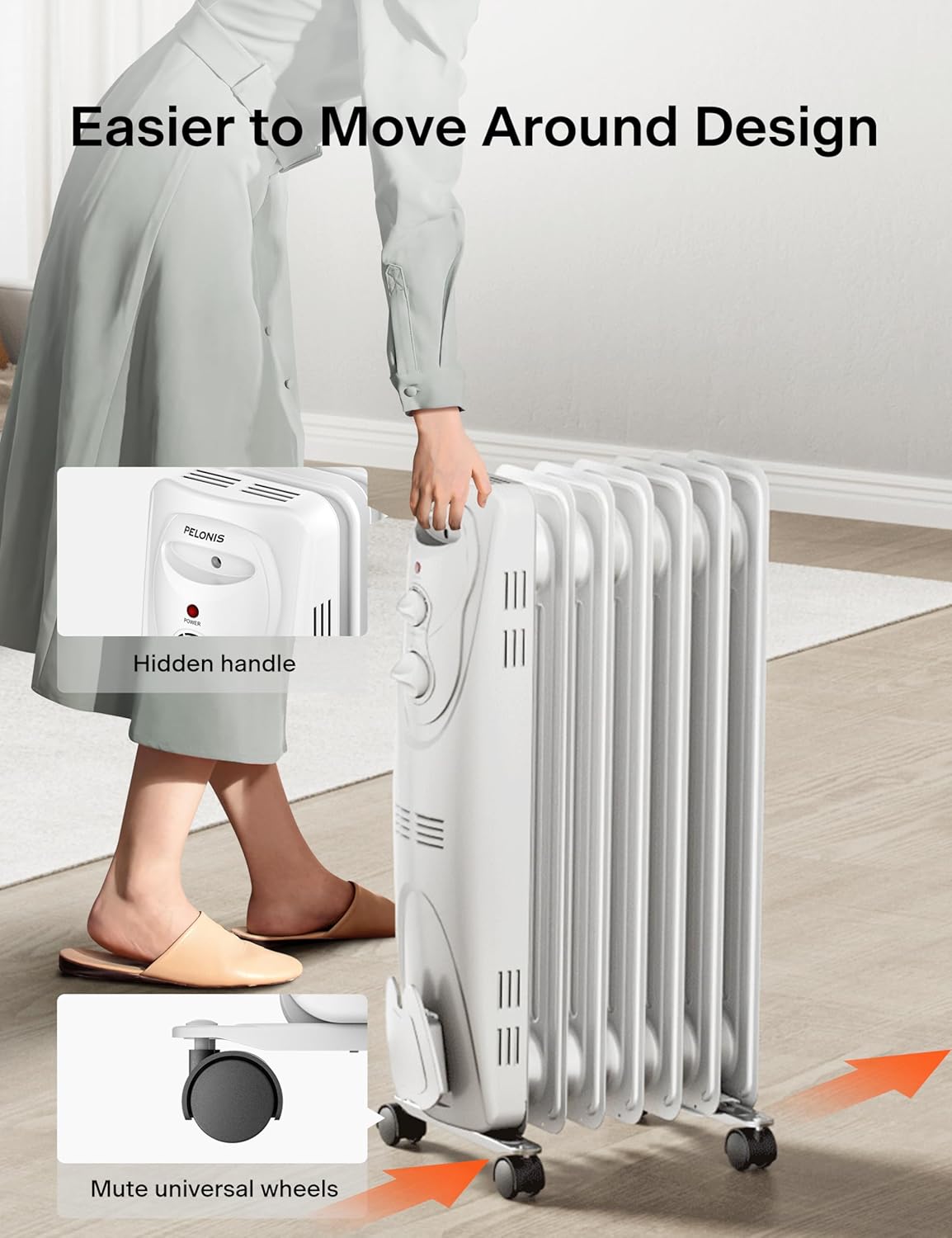PELONIS PHO15A2AGW Portable-Electric-Heat - View #7