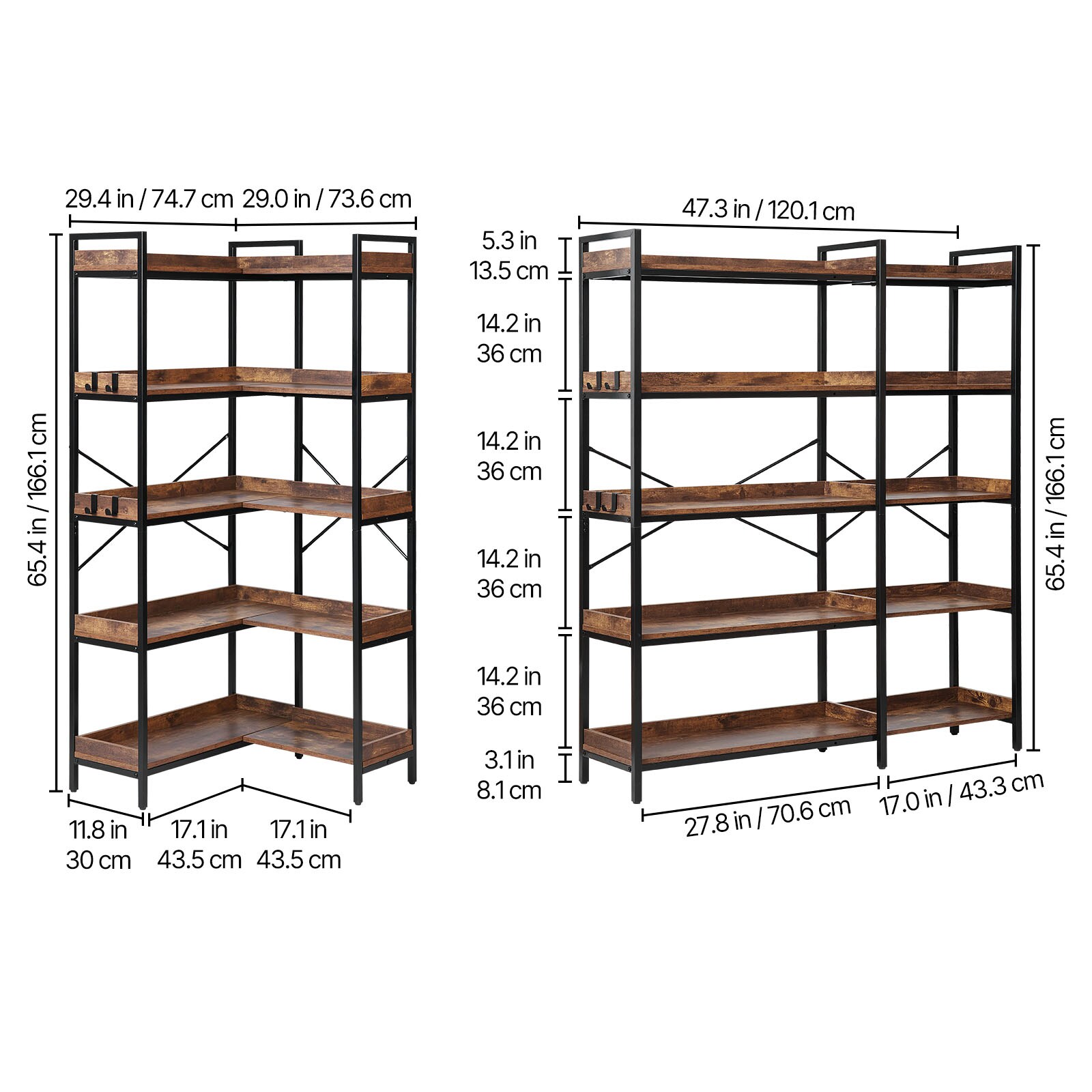 LUXEYARD DS-R-2P477517 bookcases - View #3