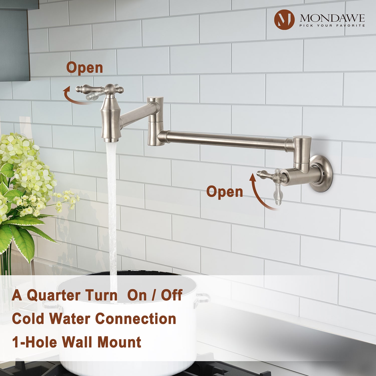 Mondawe SQ-KF010BN Kitchen-Faucets - View #4
