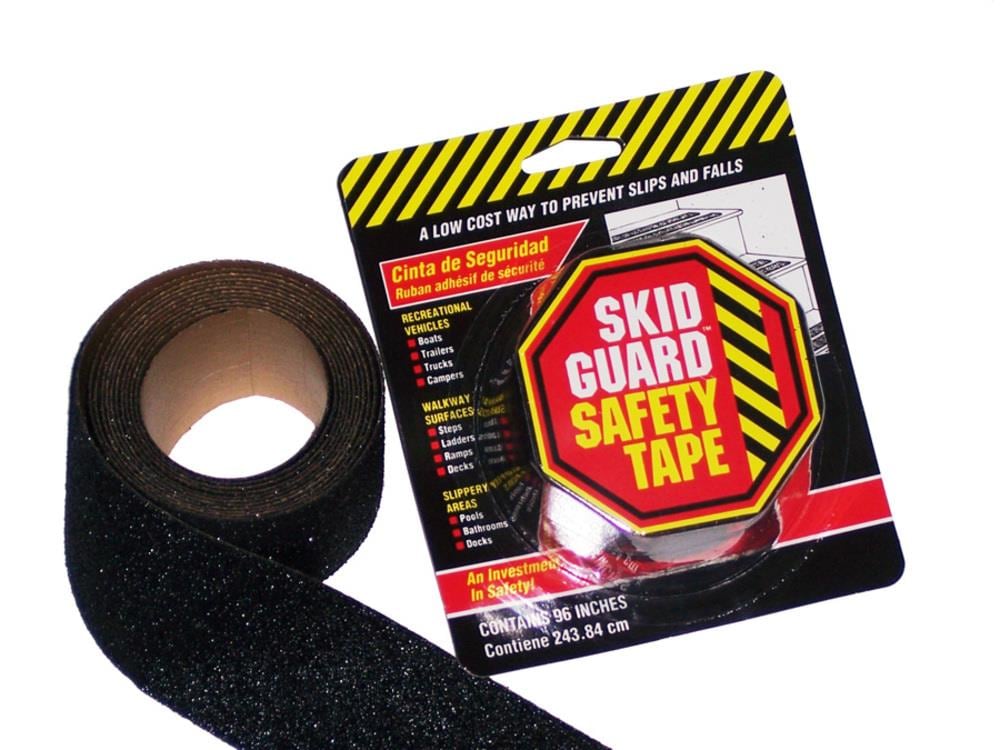 SKID GUARD 2-in x 8-ft Black Roll Anti-Slip Tape in the Anti-Slip