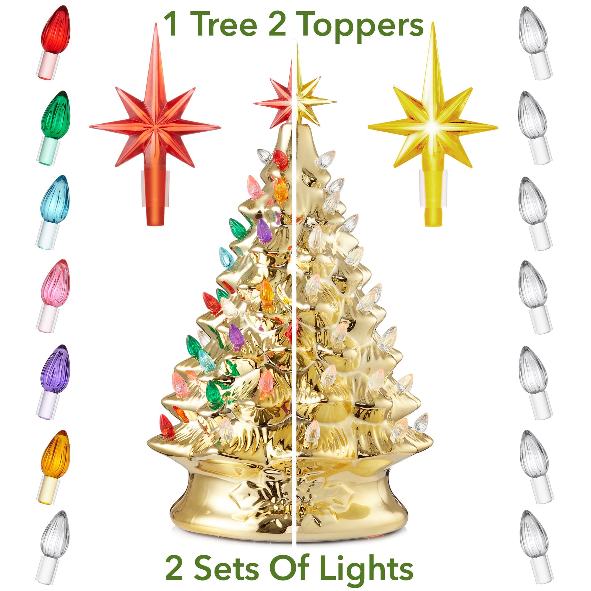 Casafield SZN-TR-977-GLD Artificial-Christmas-Trees - View #2