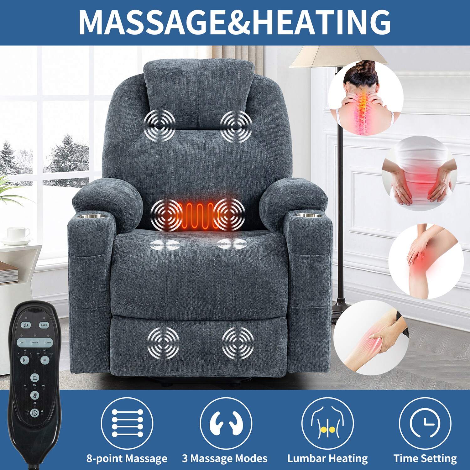 GZMR 70623BR-CROV recliners - View #3