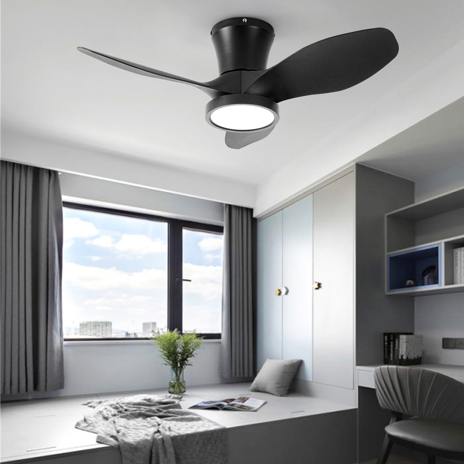 ocioc OC32-BK-3X-F0 Ceiling-Fans - View #6