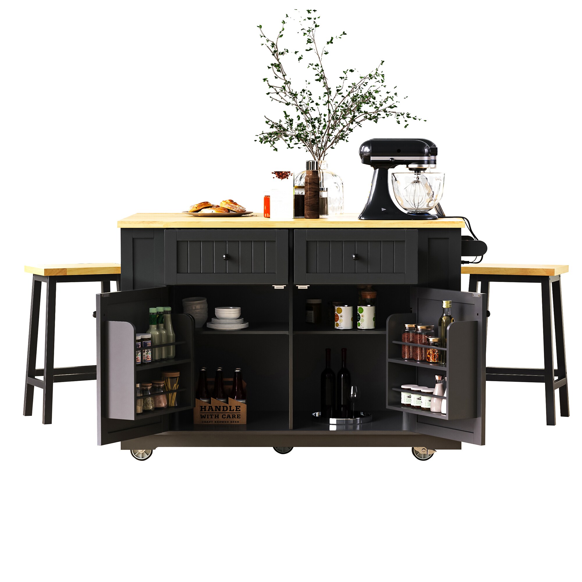 SINOFURN SYB260090BK Kitchen-Furniture - View #3