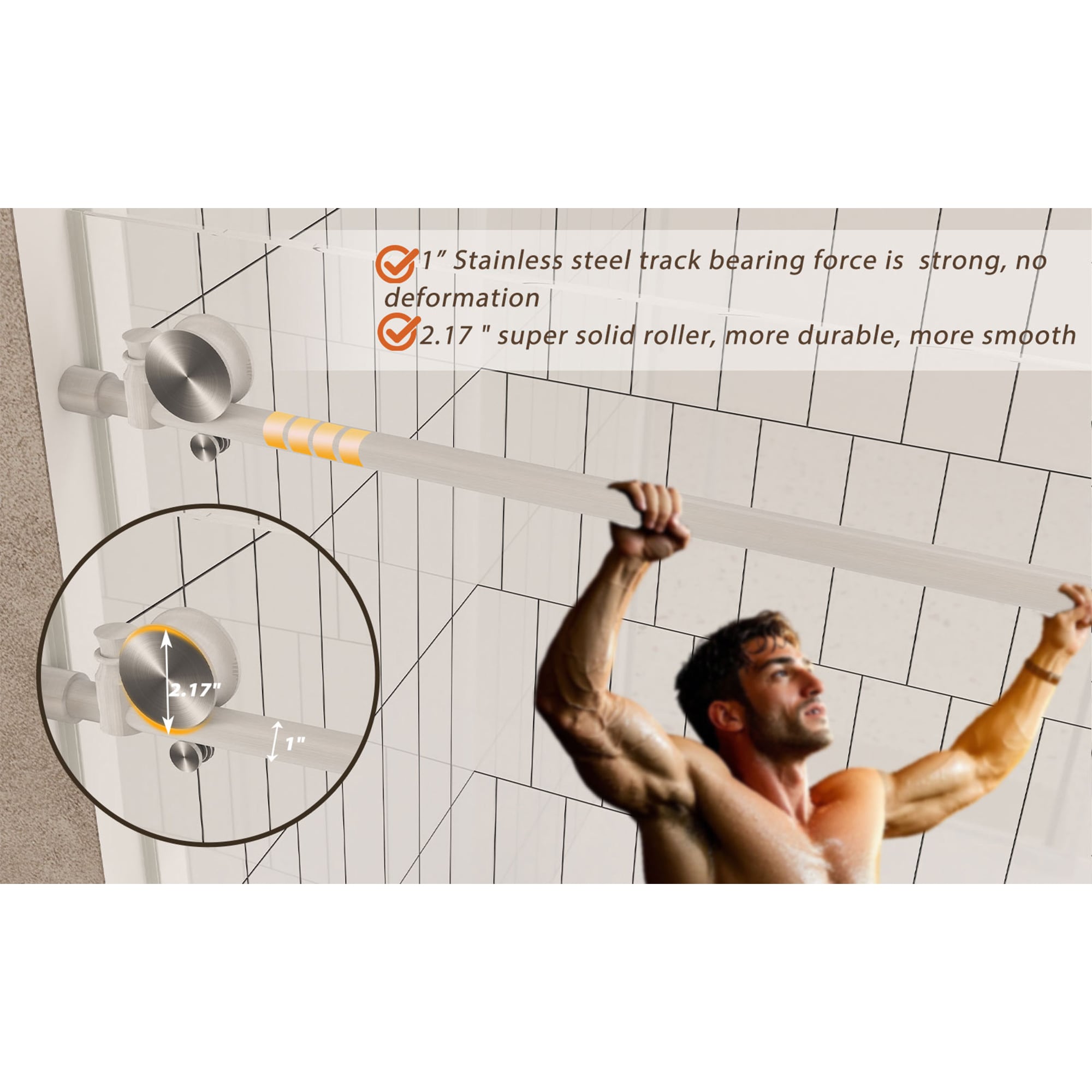 LIVIZA PF6060BN-75 Shower-Doors - View #9