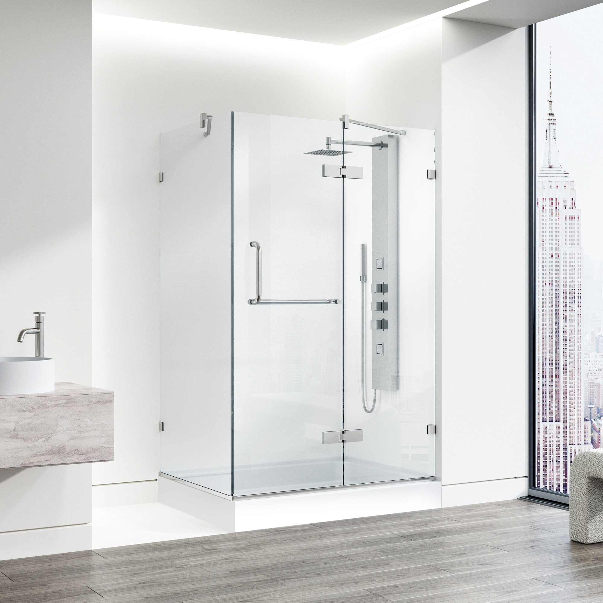 VIGO VG6011BNCL40WR Alcove-Shower-Kit - View #5