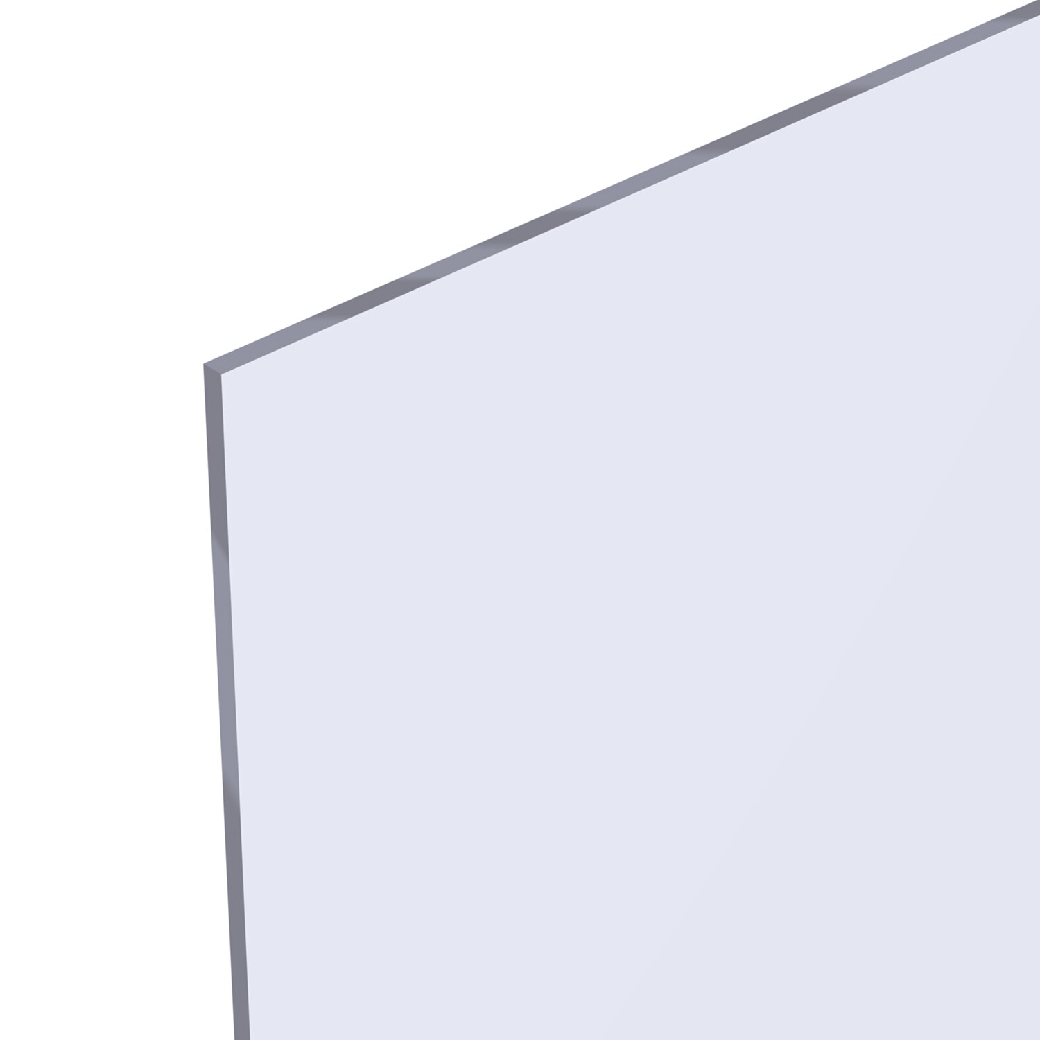 OPTIX 0.08-in T x 8-in W x 10-in L Clear Acrylic Sheet