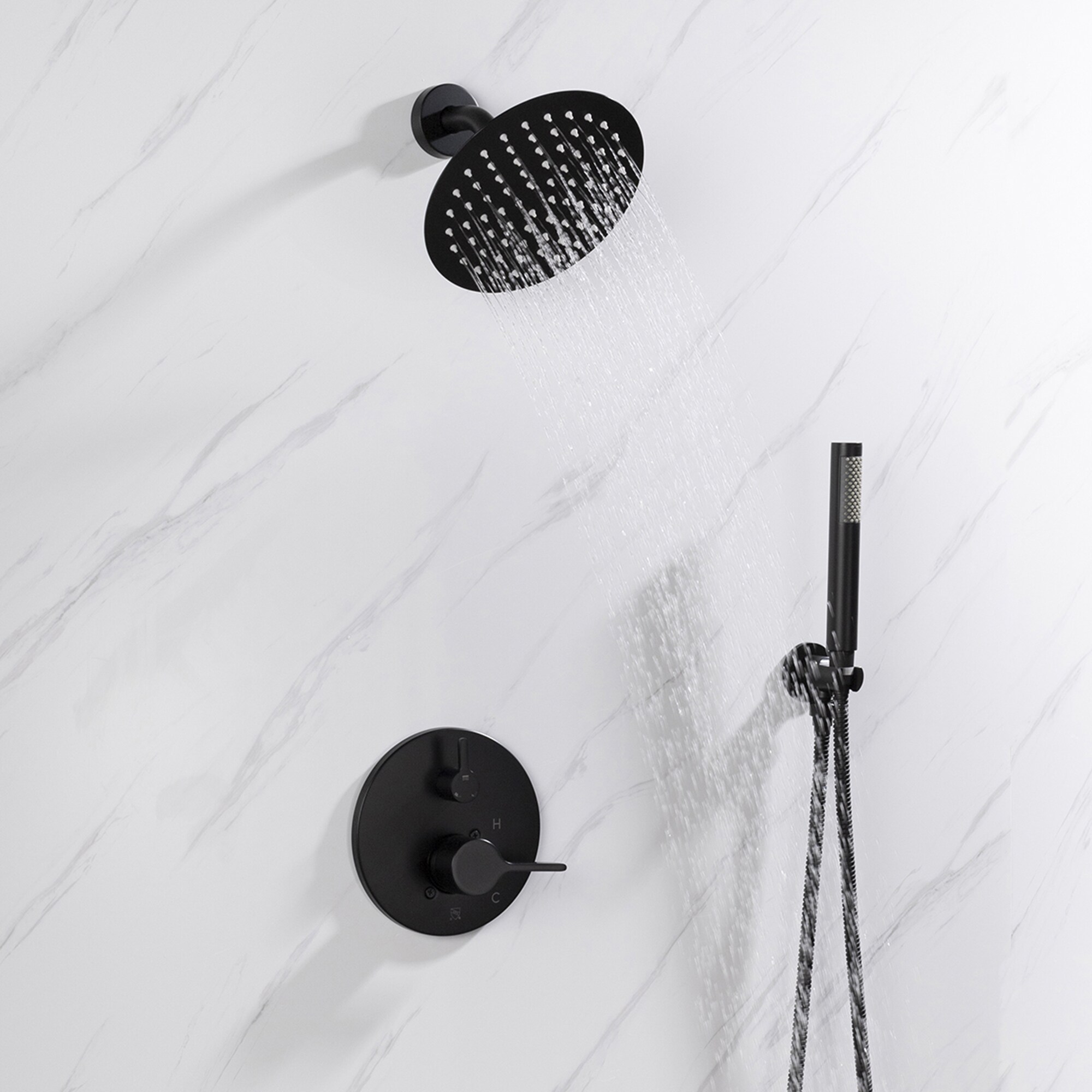 Lexora LSS11011MB Showerhead-Bar-Panels - View #7