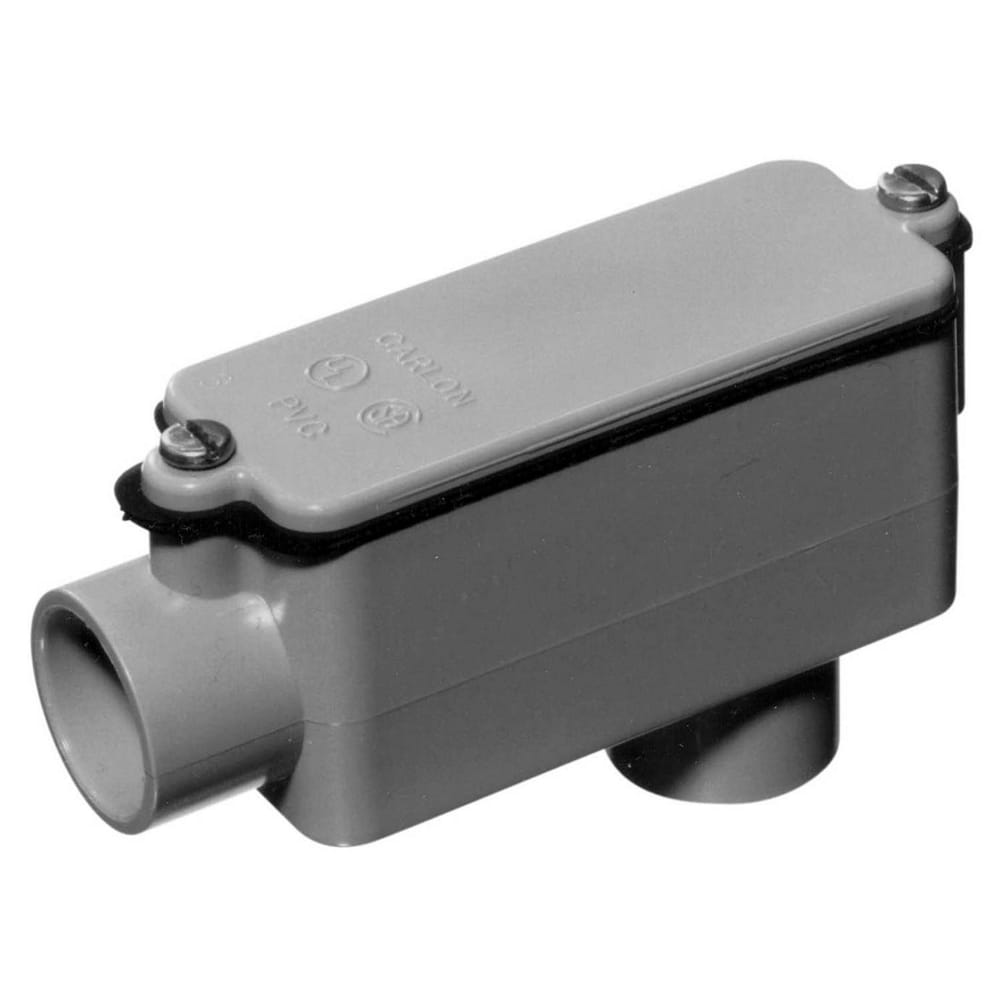 CARLON E986K-CAR 2-1/2-in Schedule 40, Schedule 80 Plastic Pull Hub Conduit Fittings