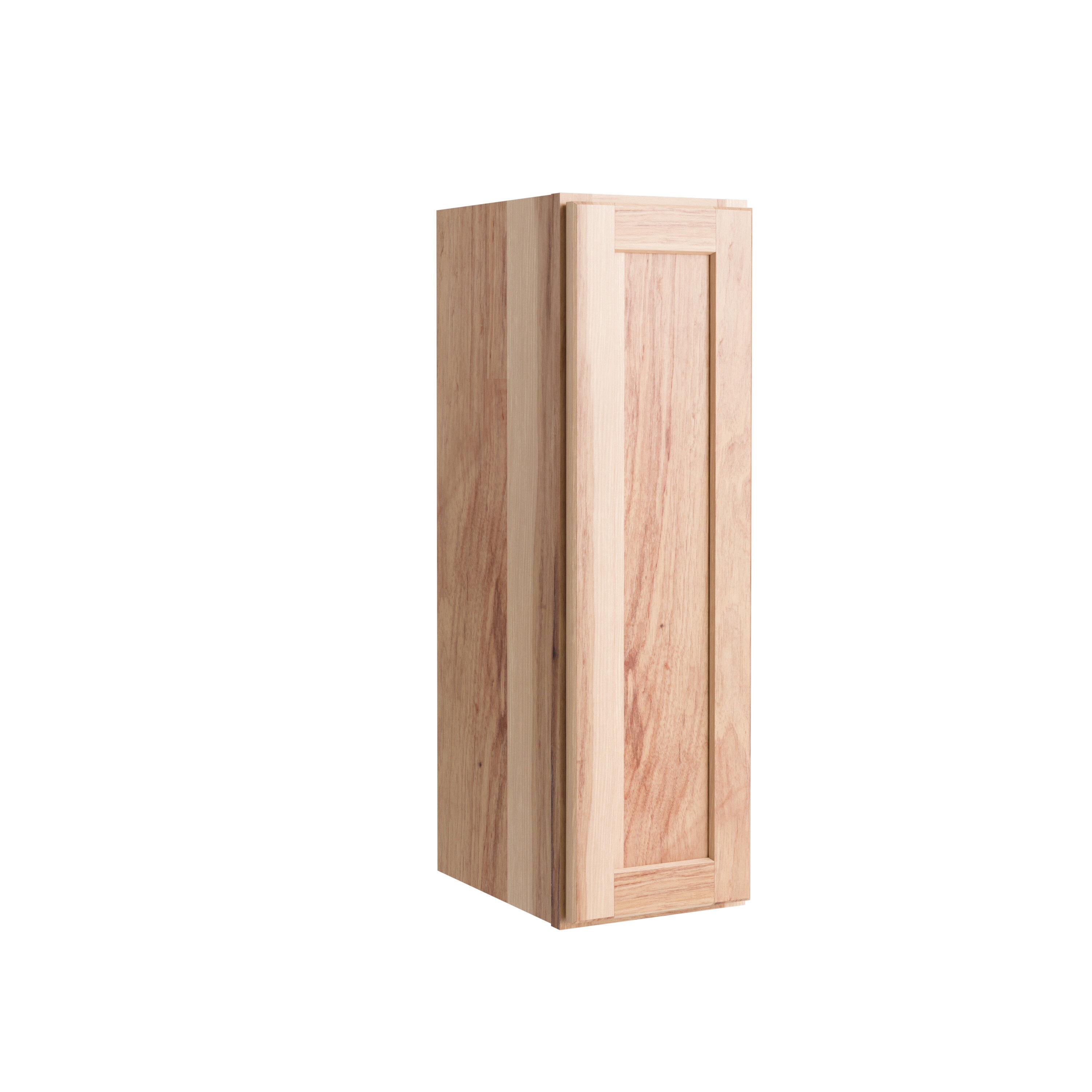 Project Source W0930RH Branson 9-in W x 30-in H x 12-in D Hickory Wall Fully assembled Cabinet (Recessed Panel Shaker)