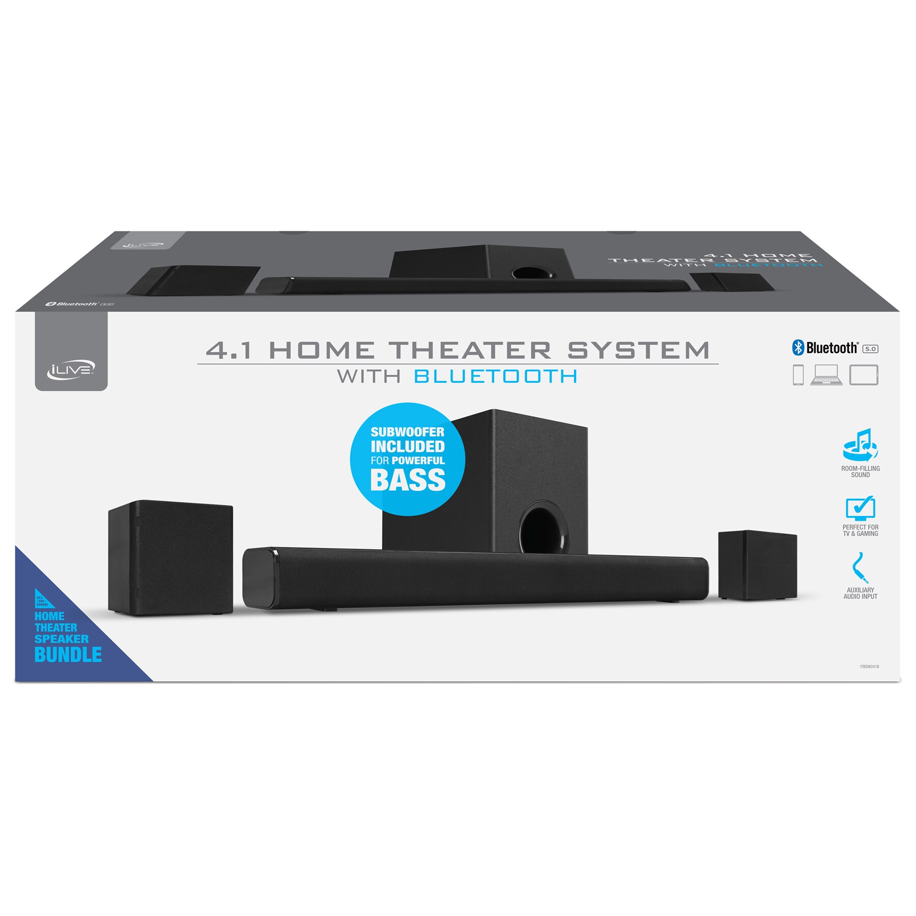 iLive ITBSW241B Home-Theater-Speaker-Systems - View #6