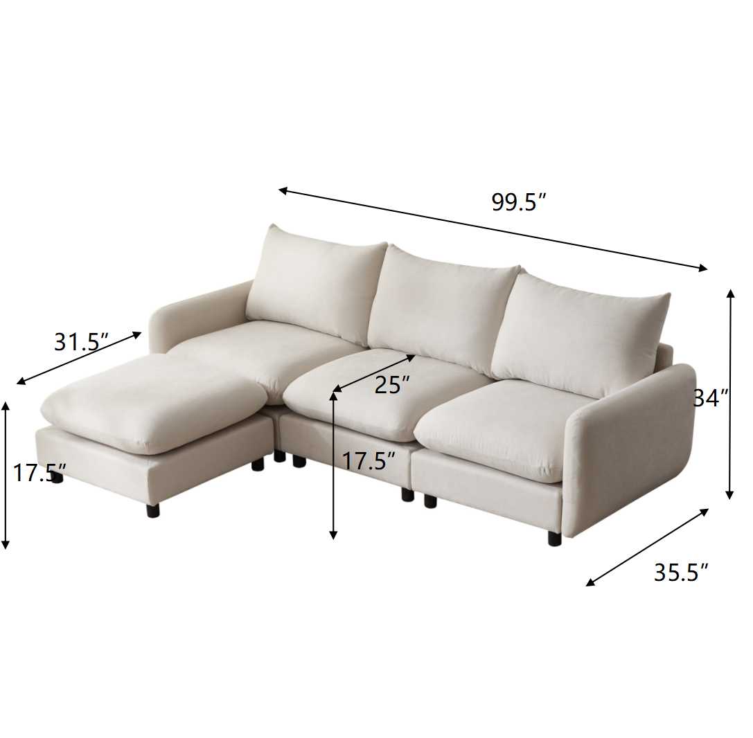 ModernLuxe L3P-N773IS00004W Sofas-Loveseats - View #7