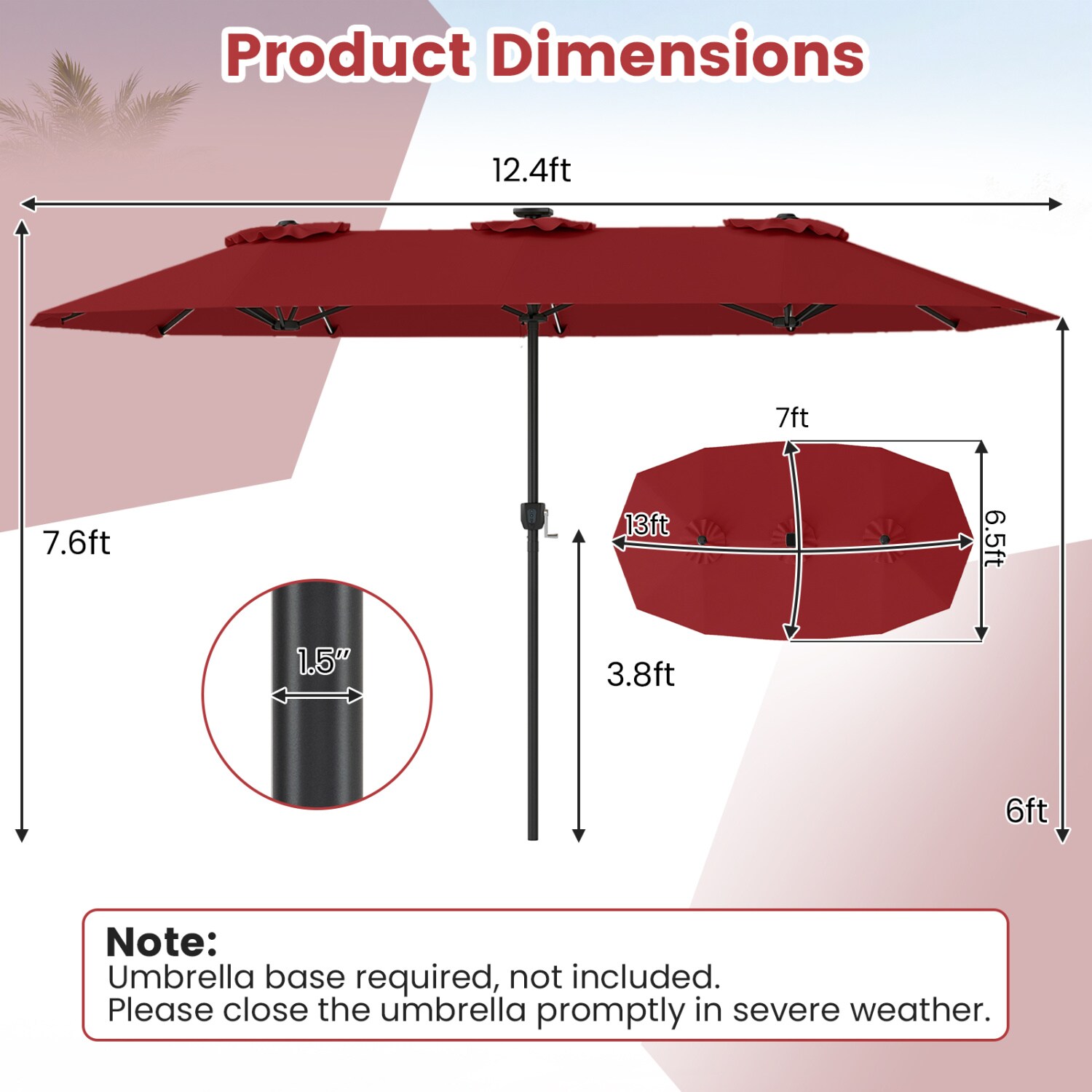Volenca VOL-320QD2 Umbrellas-2 - View #3