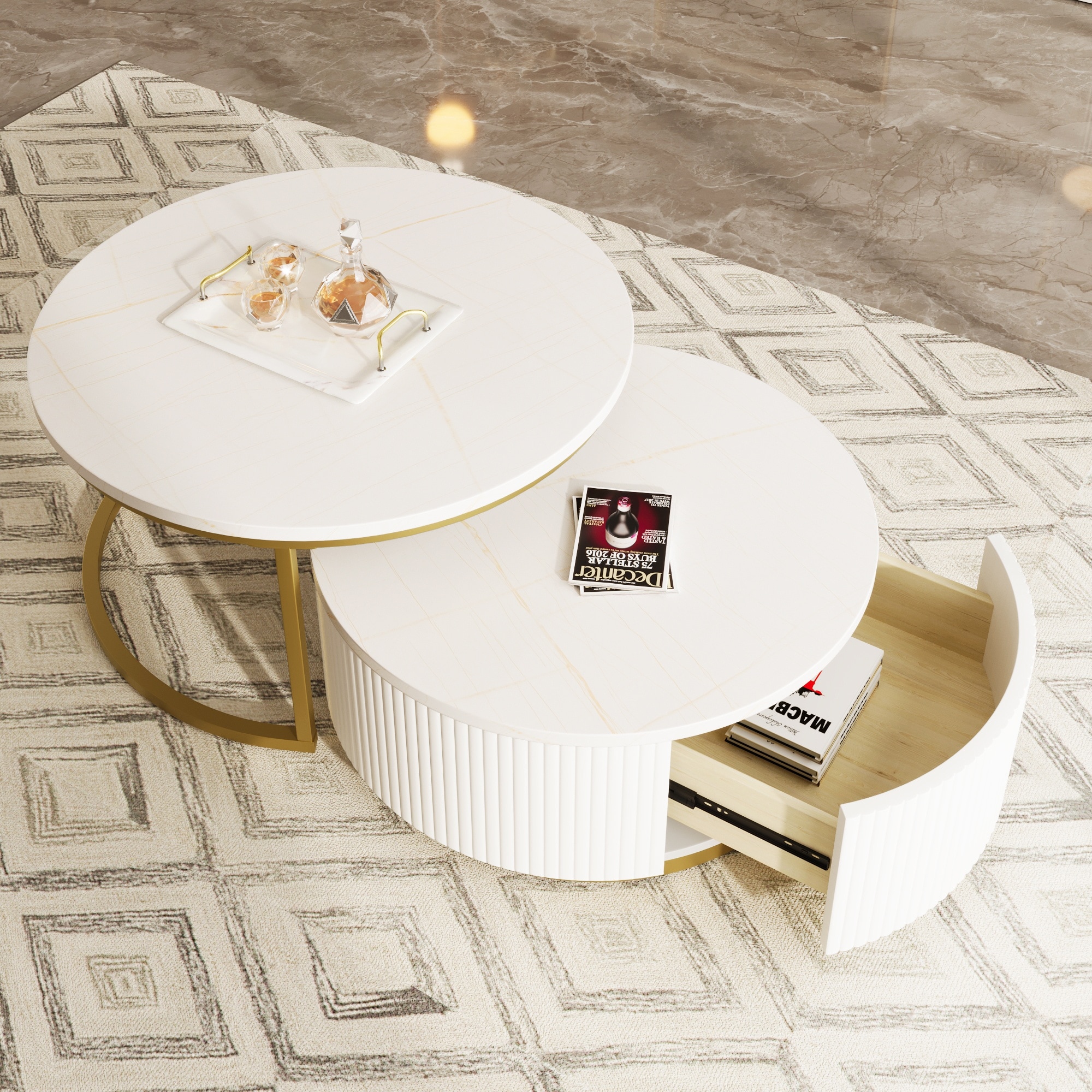 Vorene J-YGD6INOV9CBE Coffee-Tables - View #3