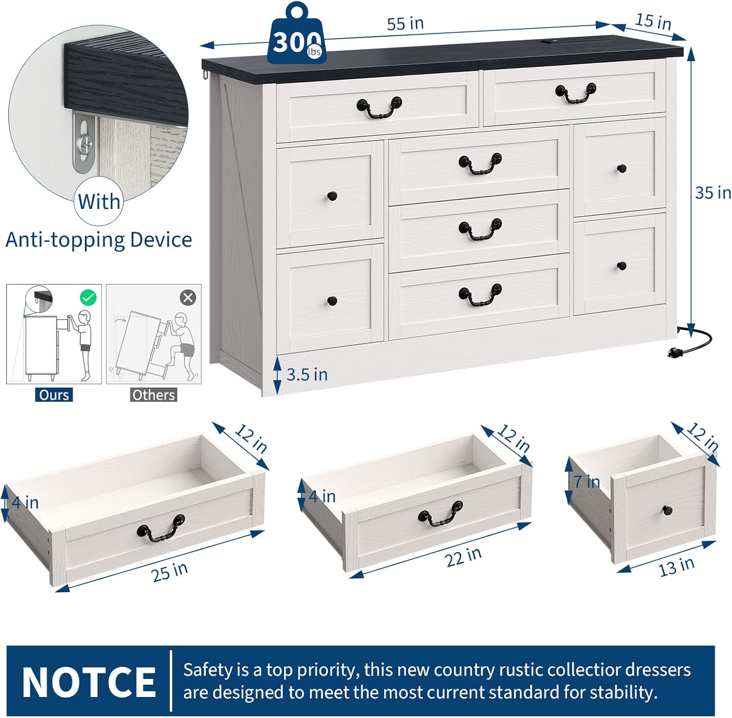Qeetex D23PHO34QYY8S7 dressers - View #7