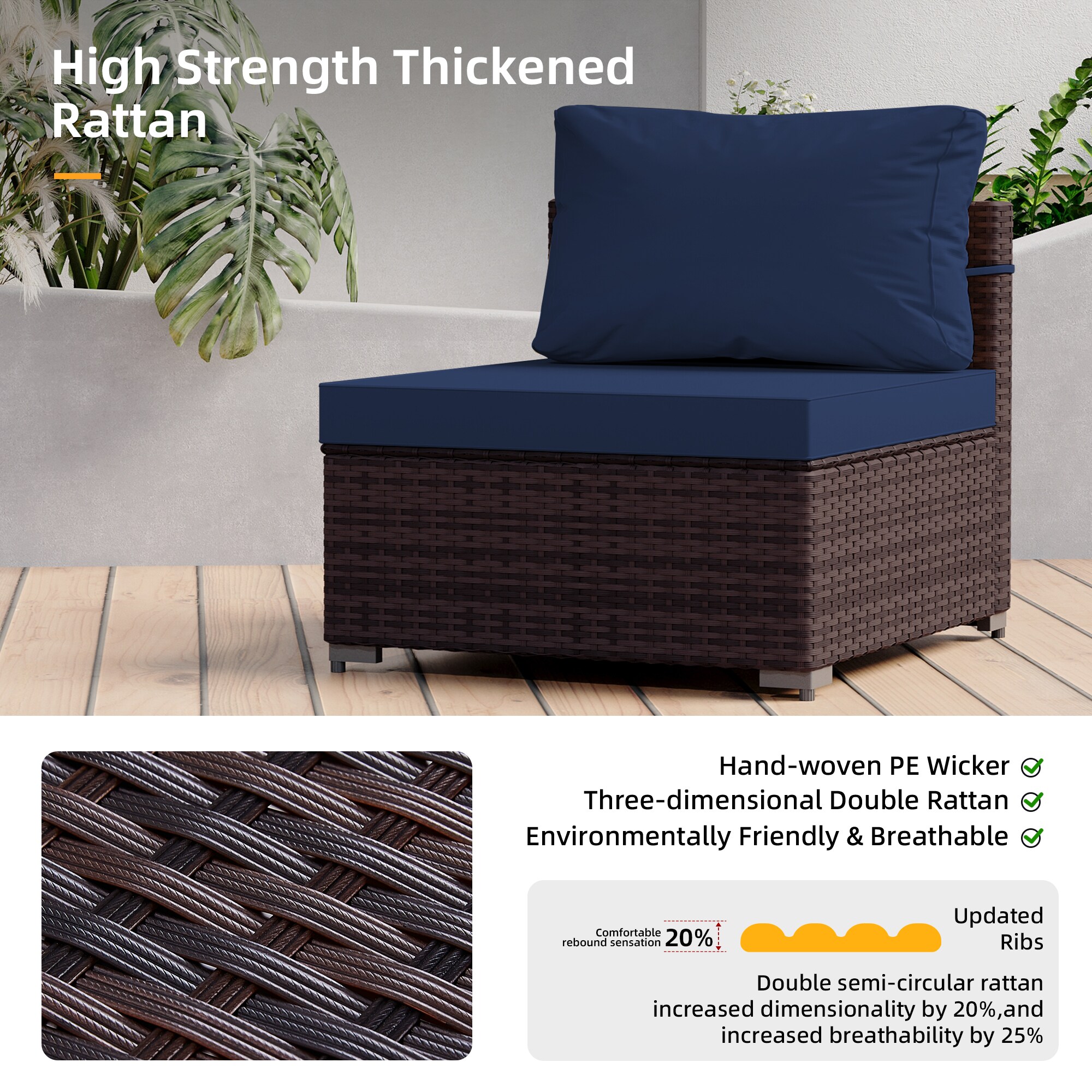 UPHA JDYDK-DGRAY Patio-Chairs - View #5