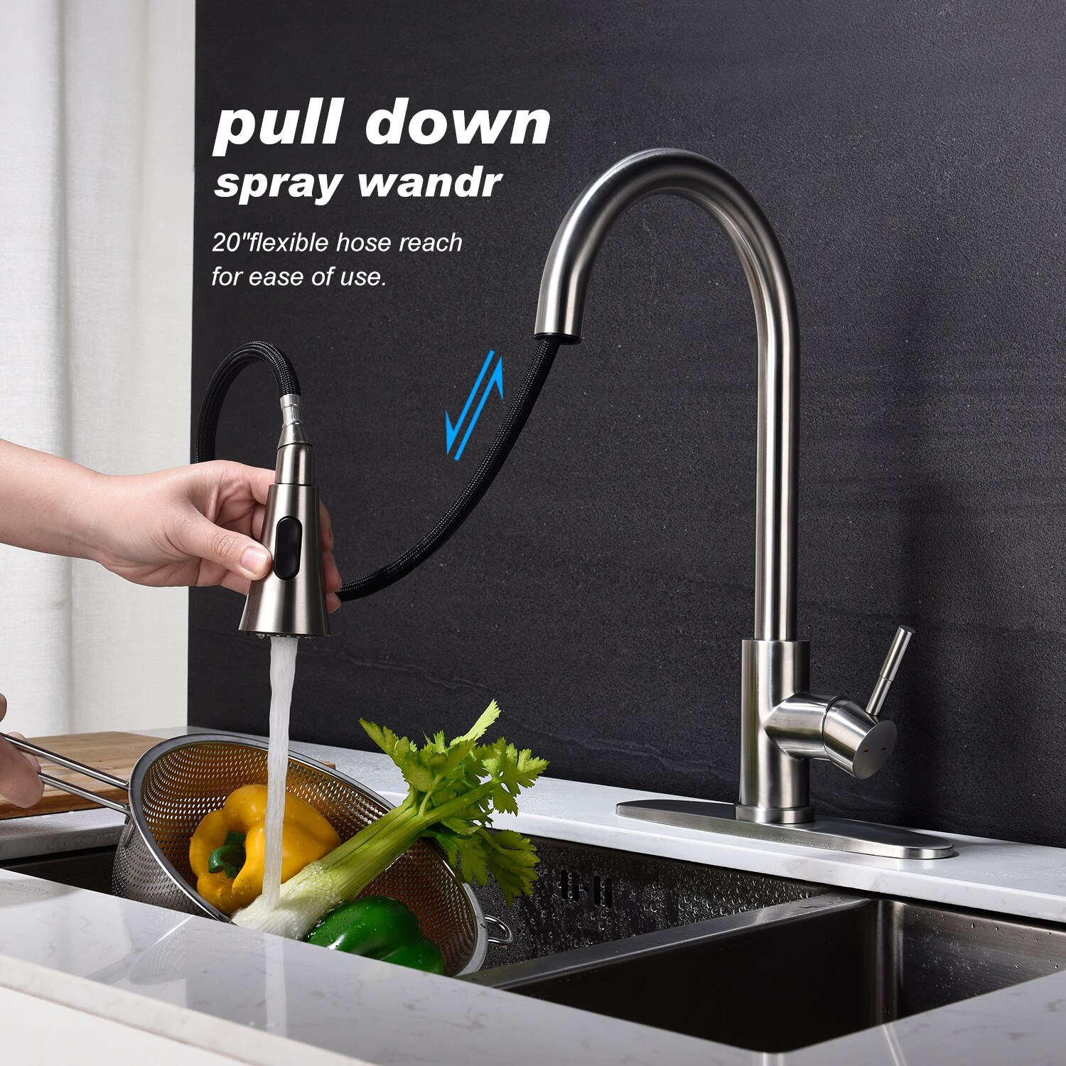 LUXEYARD DS-J-3NS-TH400 Kitchen-Faucets - View #6