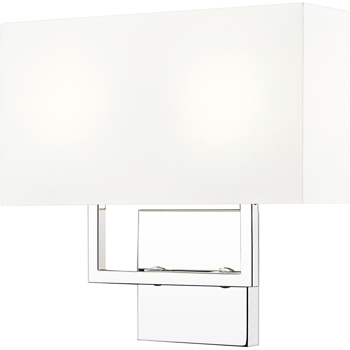  815-2S-PN Saxon Wall Sconce Wall Light in Polished Nickel