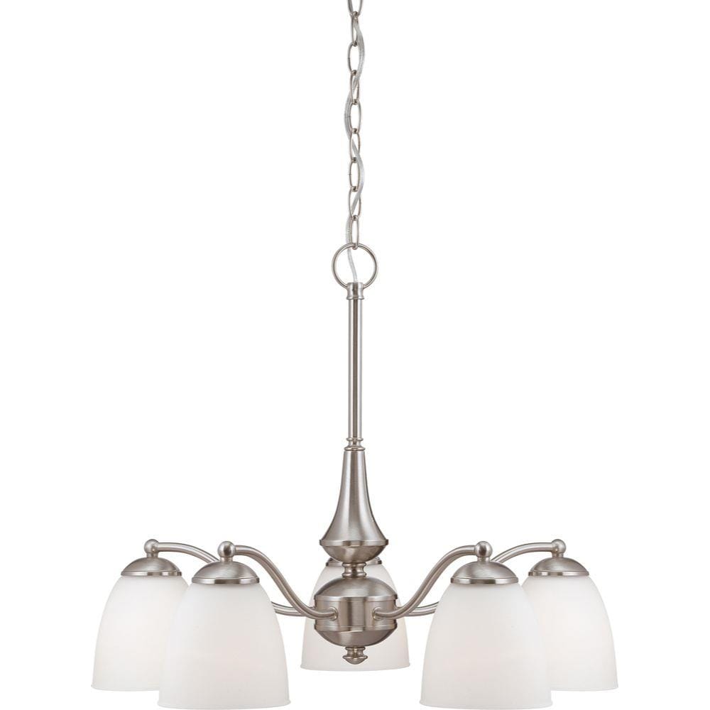  LW-SC532063 1-Light Brushed Nickel Transitional Dry Rated Chandelier