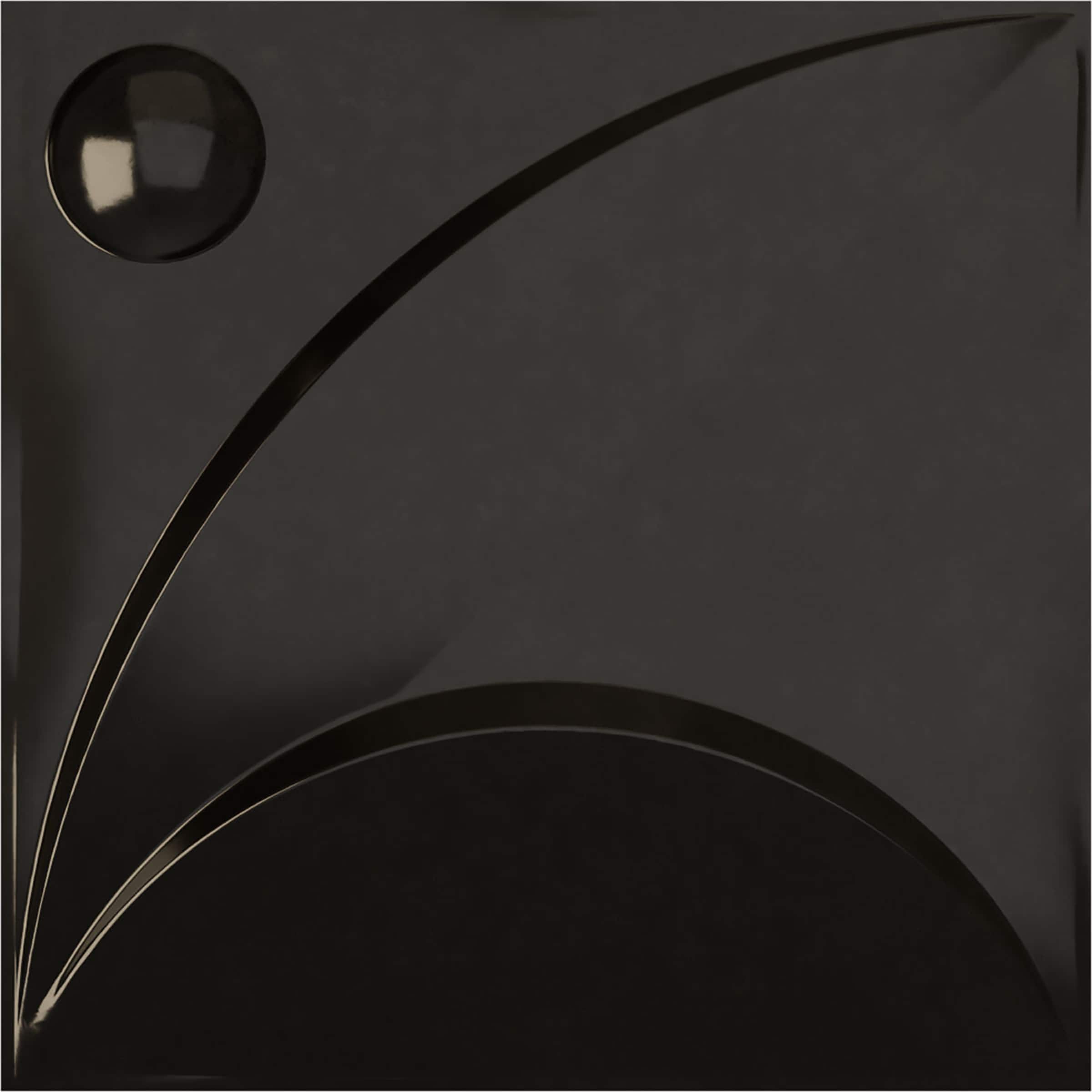 Ekena Millwork WP20X20EZECA 19-5/8-in x 19-5/8-in Embossed Universal Metallic Carbon Mist PVC Wall Panel Abstract
