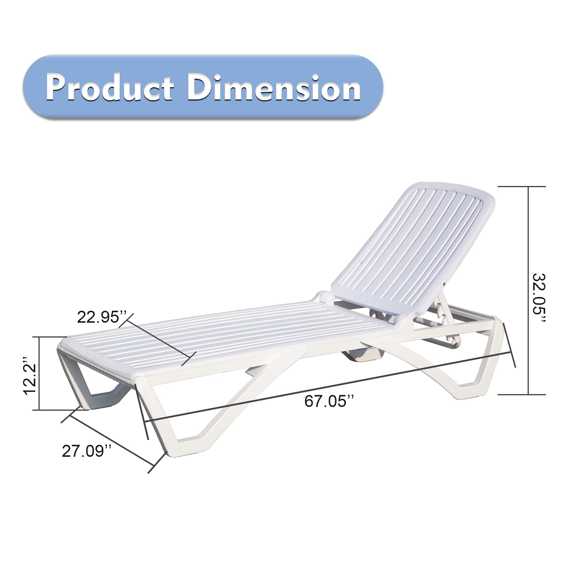 Clihome CL-CPL70160 Patio-Chairs - View #6