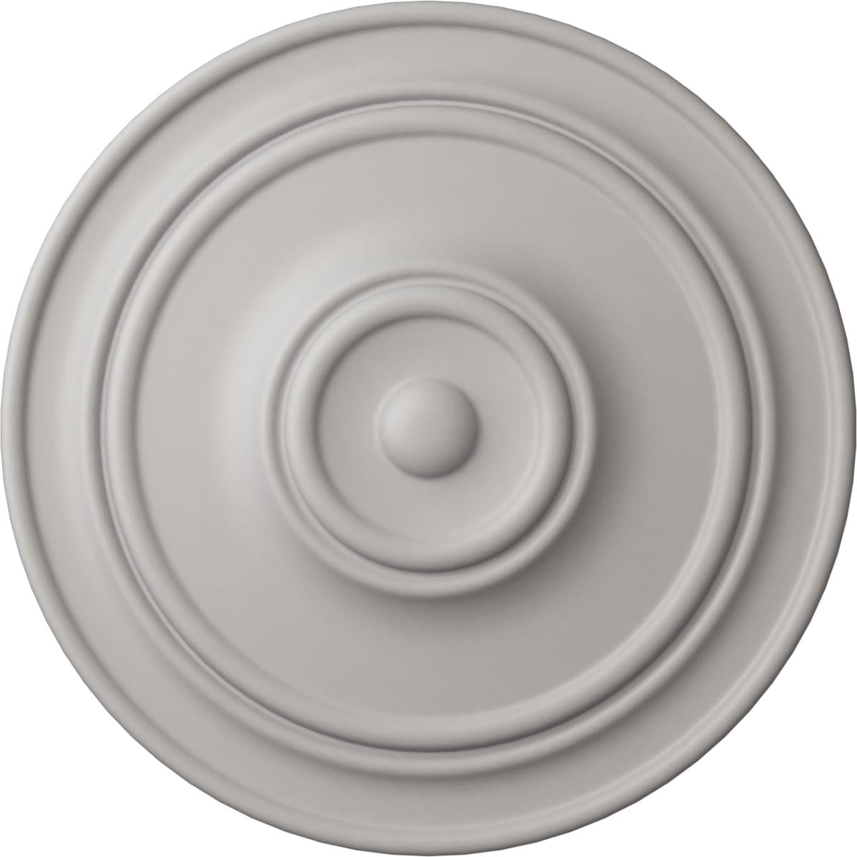 Ekena Millwork CM22CLUWF Classic 21.875-in W x 21.875-in L Ultra Pure White Polyurethane Ceiling Medallion