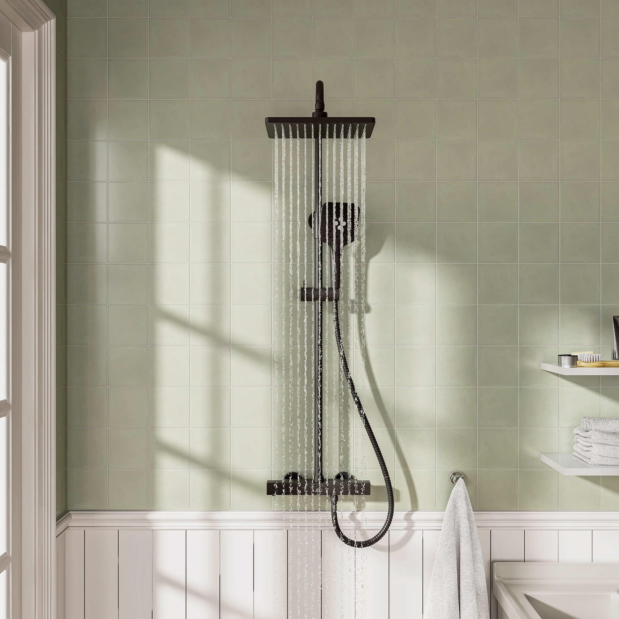 CASAINC HM-T103-RE-MB Showerhead-Bar-Panels - View #3