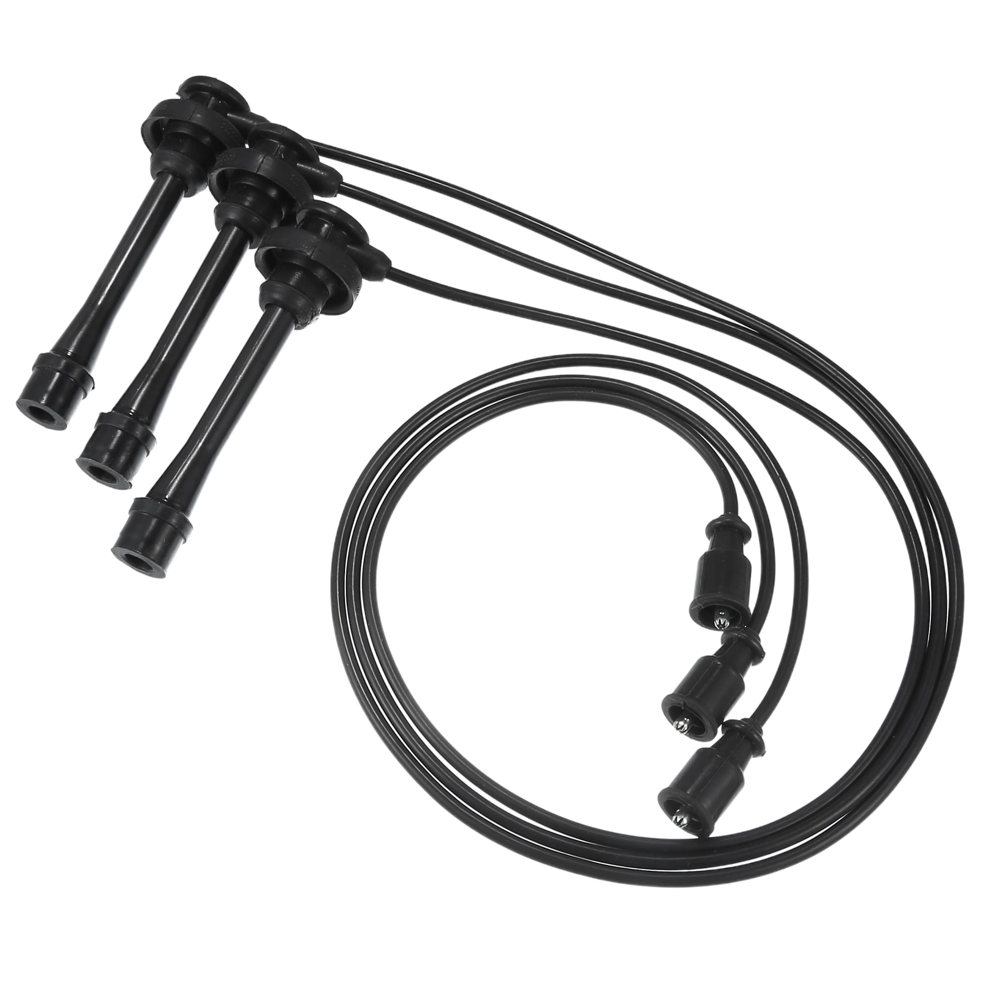 Unique Bargains Car Spark Plug Coil Wires Ignition Coil Harness Cable 5mm Fit for Mitsubishi Montero 2003-2006 V6 3.8L MN153270 - Pack of 3 #S26011400UX1716