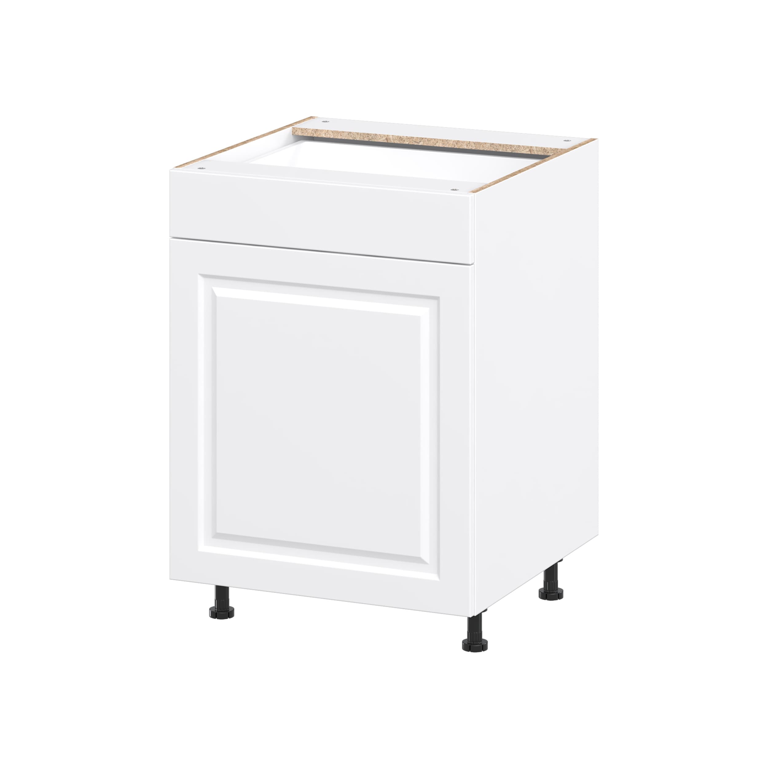 Project Source Cheyenne White 60-in W x 34.5-in H x 24.56-in D