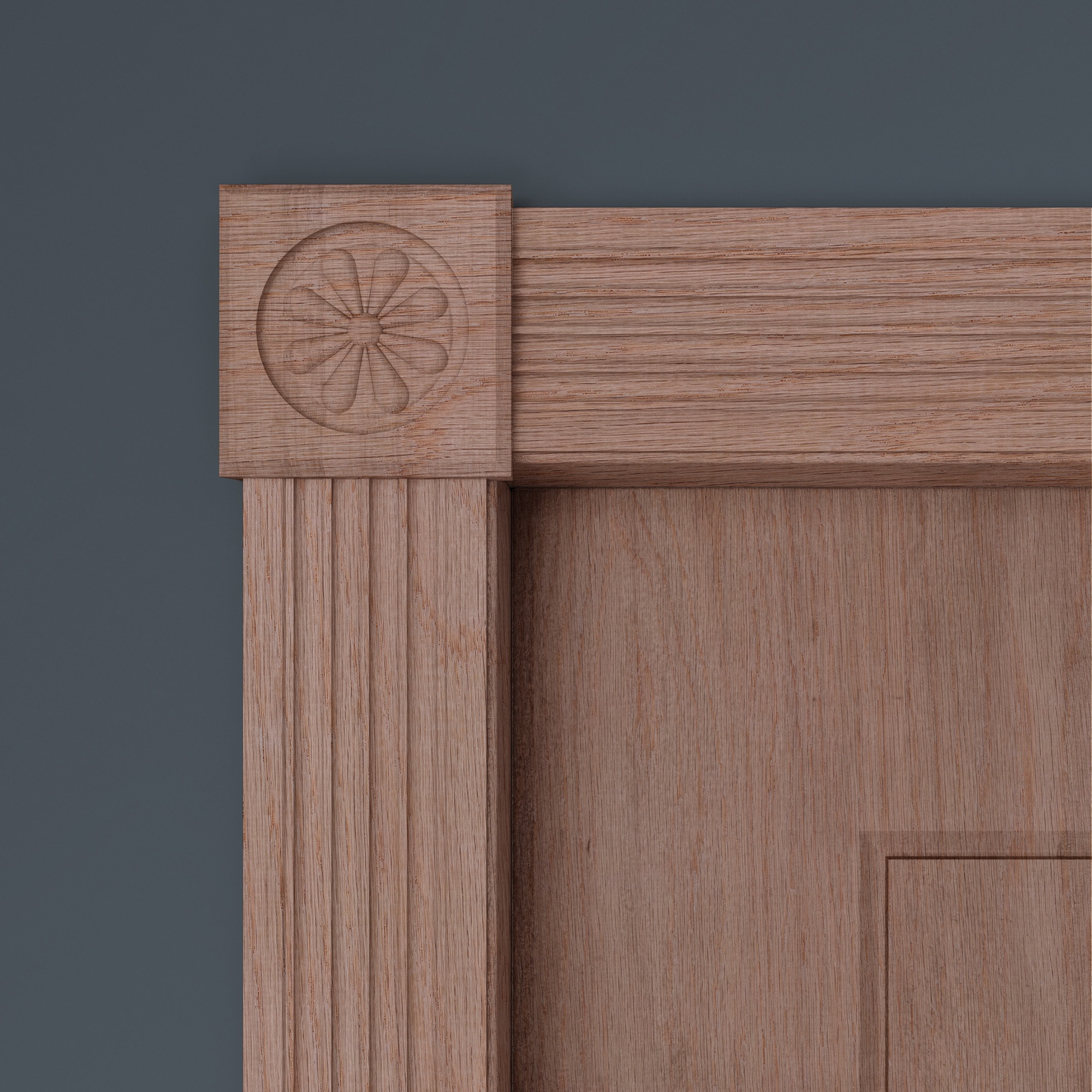 Ornamental Mouldings 819SET-M30OAK Door-Casing-Kits - View #2