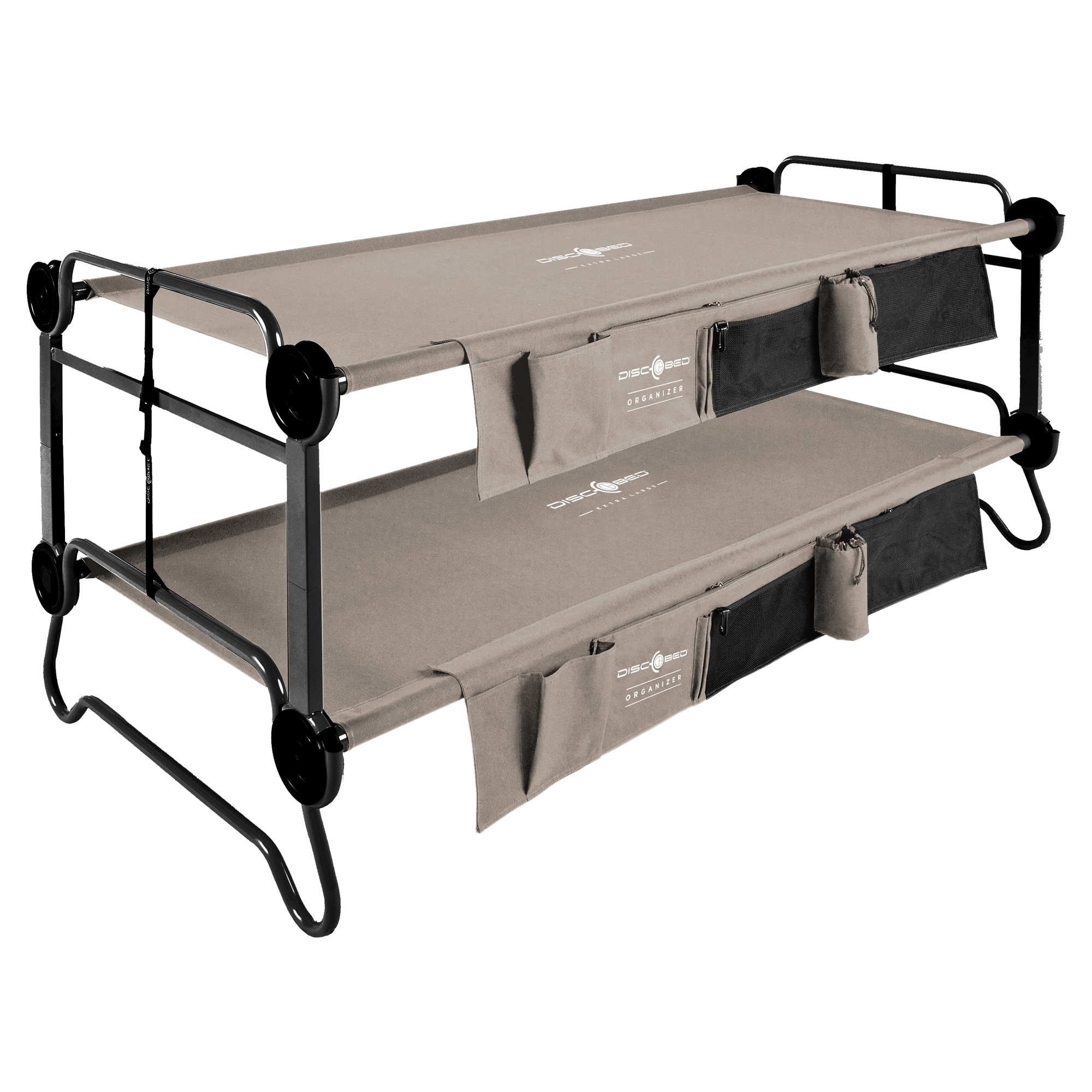 Cam-O-Bunk Stackable Polyester X-large Cot (500-lb Capacity) in Brown | - Disc-O-Bed 168026