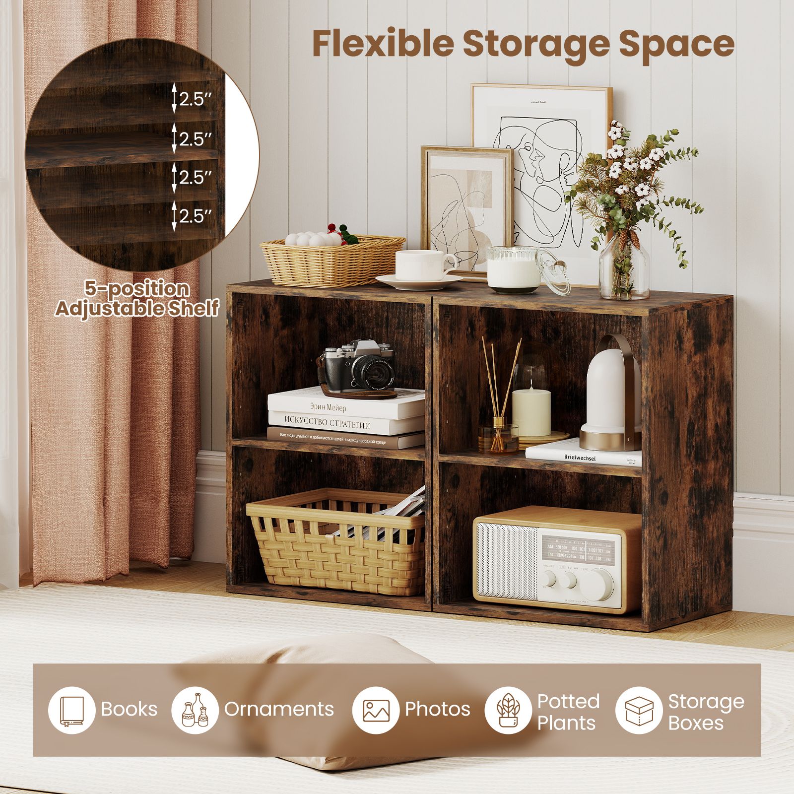 Slickblue D-CO-FC25011BC bookcases - View #5