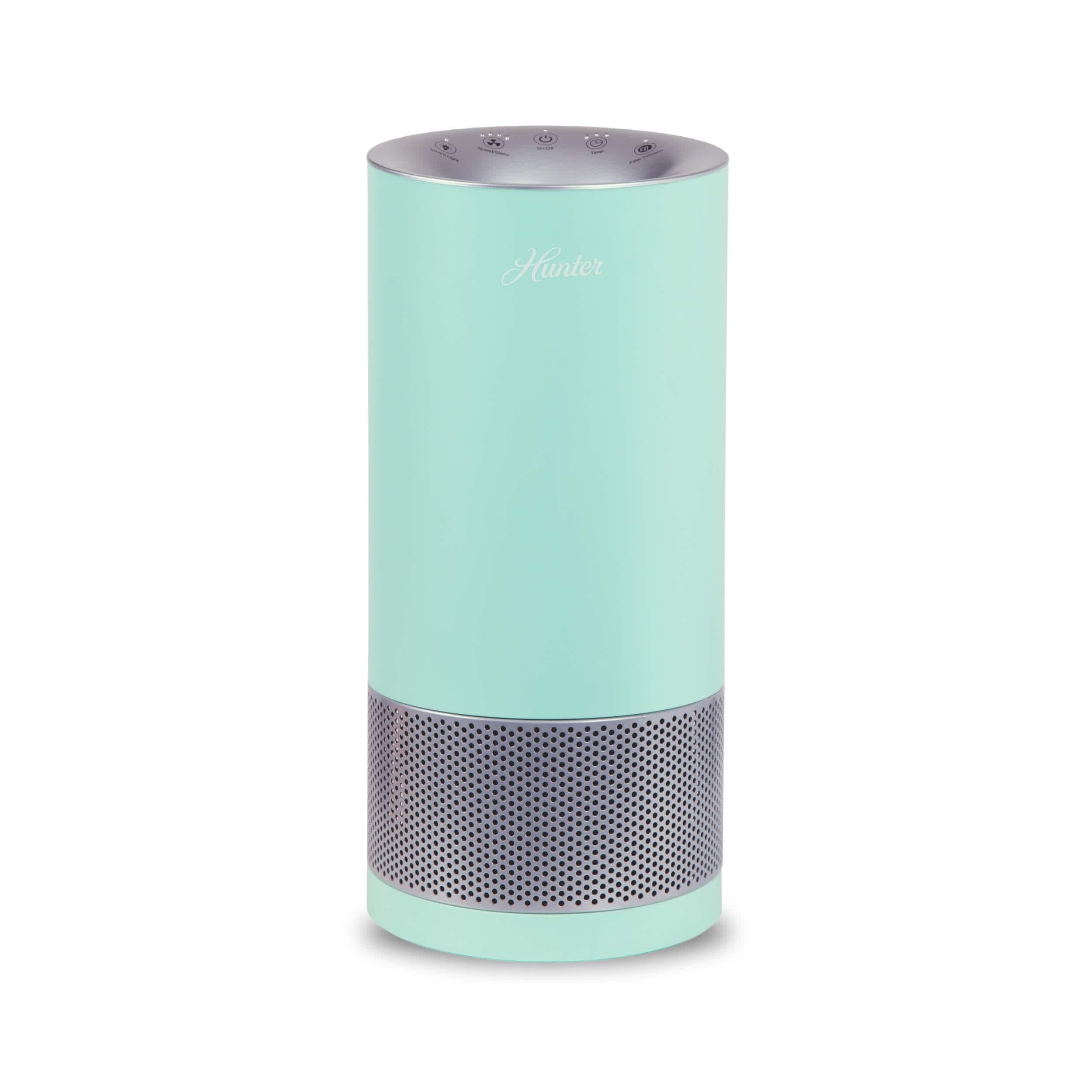 Round True HEPA Air Purifiers HP400, Aqua and Silver