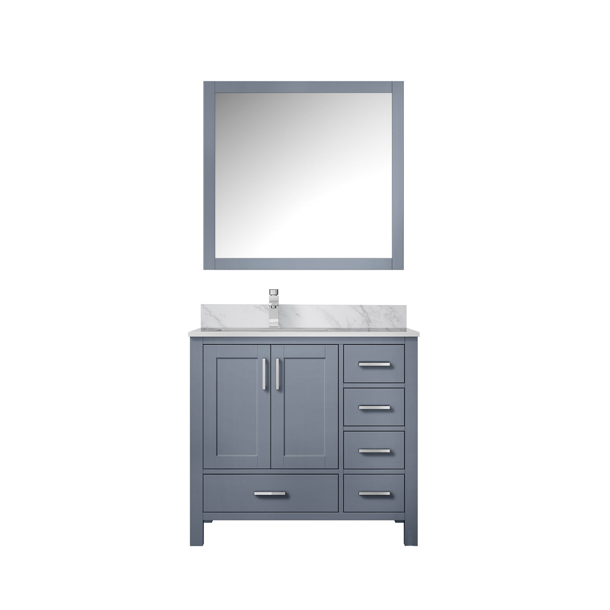 Lexora LJ342236SBDSM34FL Bath-Vanity-Combo - View #3