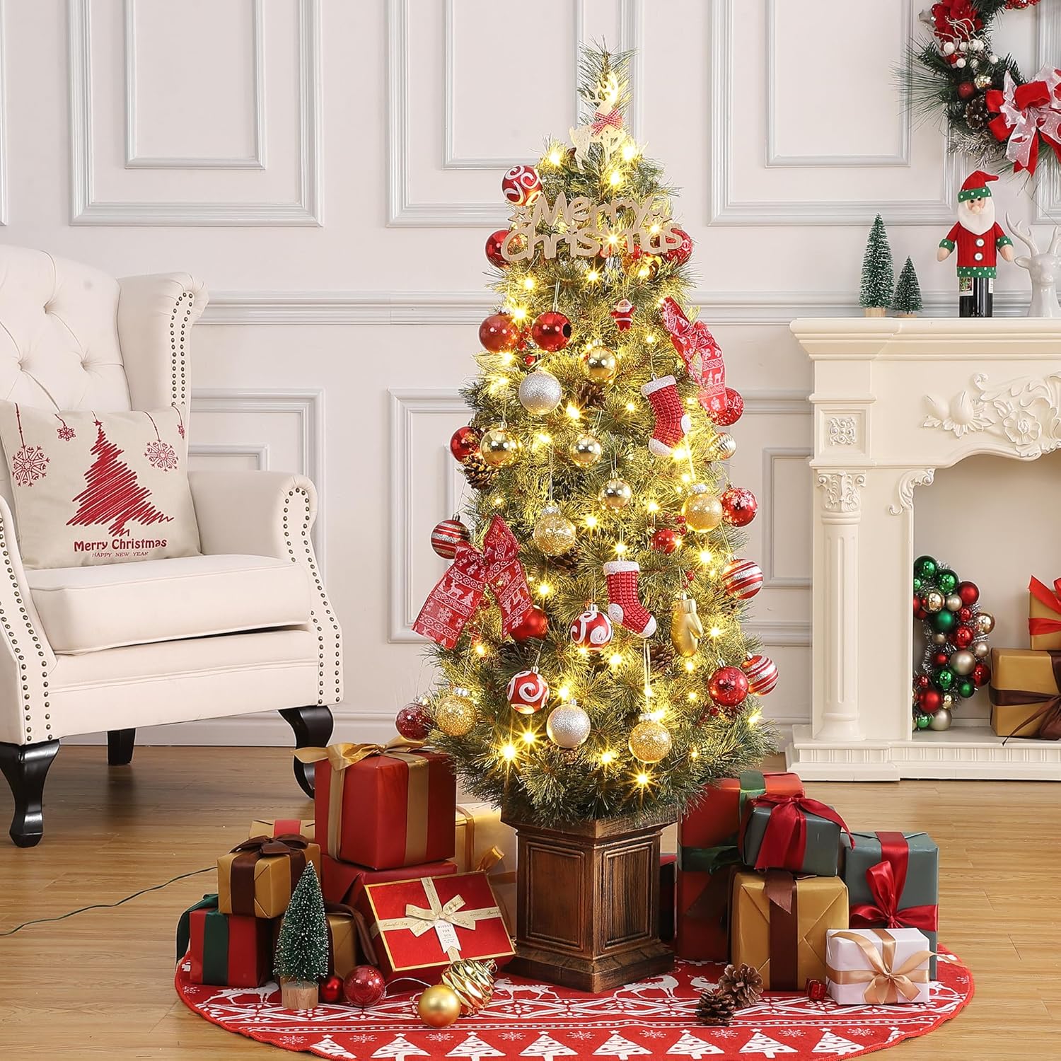 Qeetex DHZ-PHO-0WIPKY67 Artificial-Christmas-Trees - View #8
