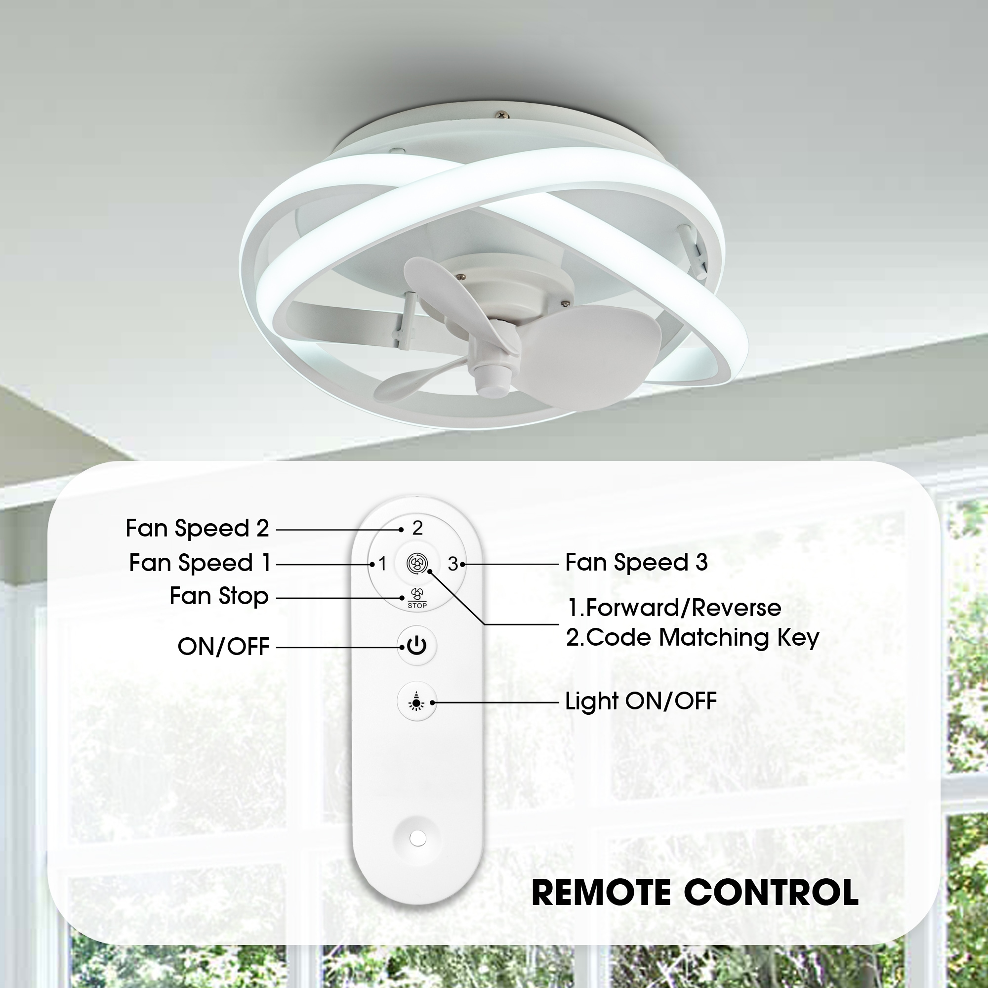 Parrot Uncle F8302110V Ceiling-Fans - View #5