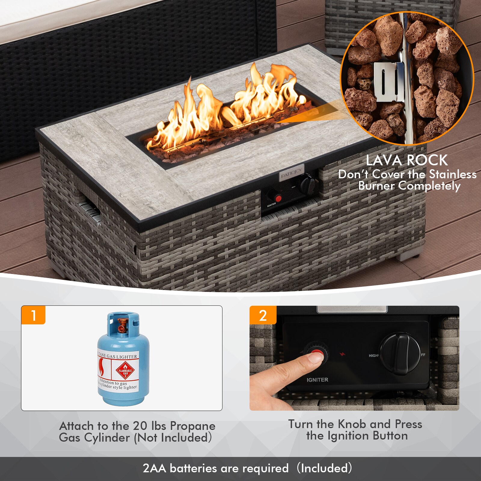  CL261GRFP Outdoor-Gas-Firepits - View #3