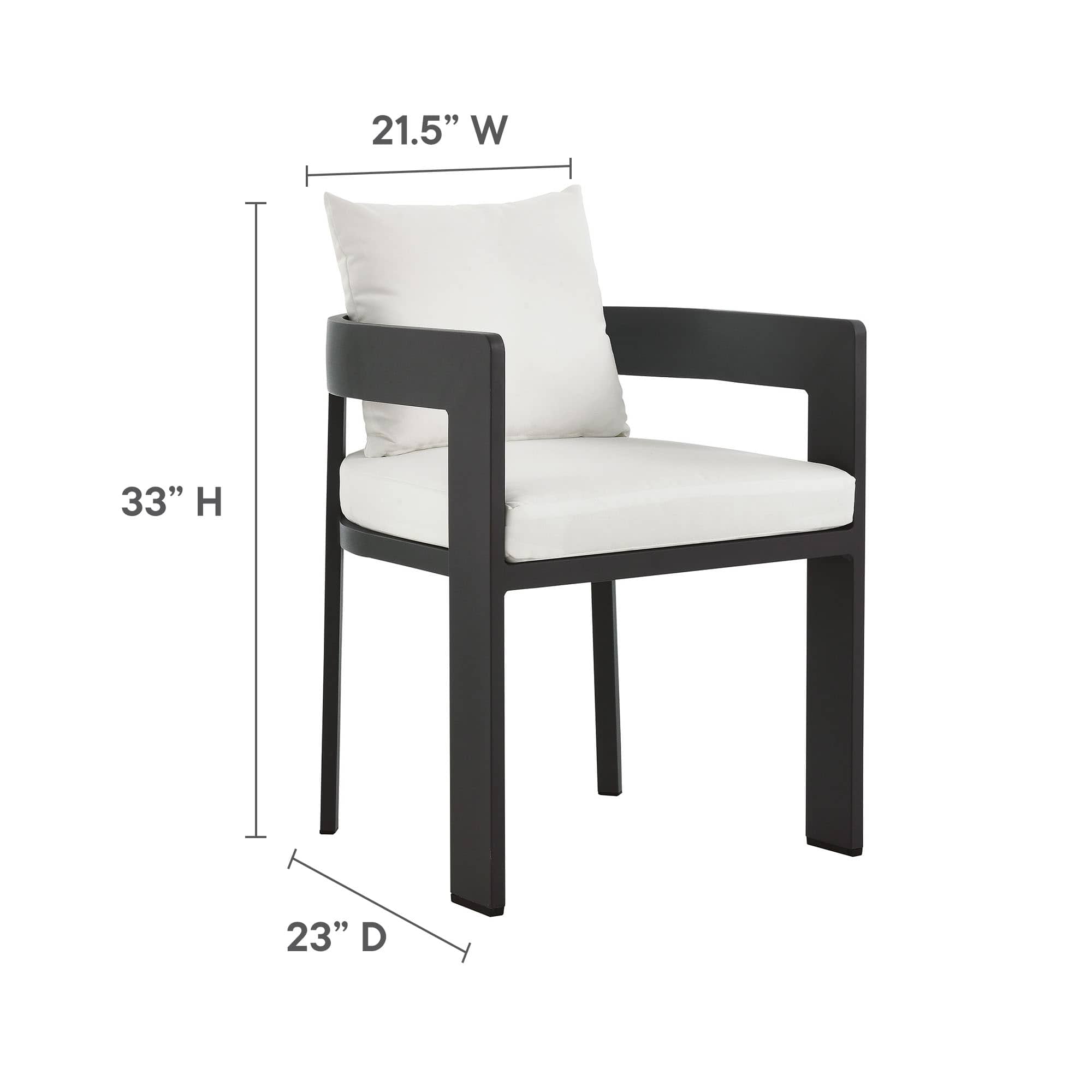 Modway EEI-7053-GRY-WHI Patio-Chairs - View #3