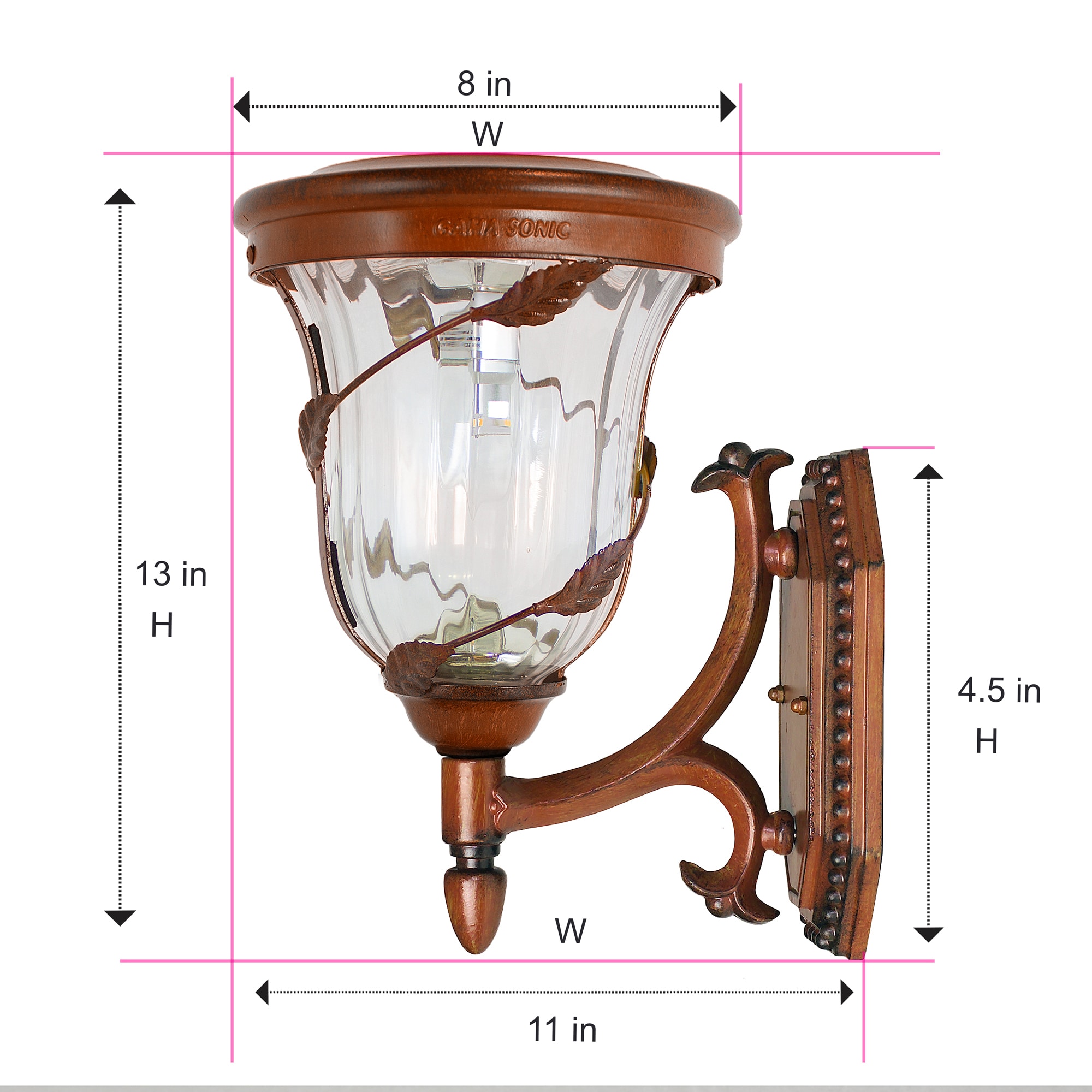 Gama Sonic GS-113B Outdoor-Wall-Lighting - View #10