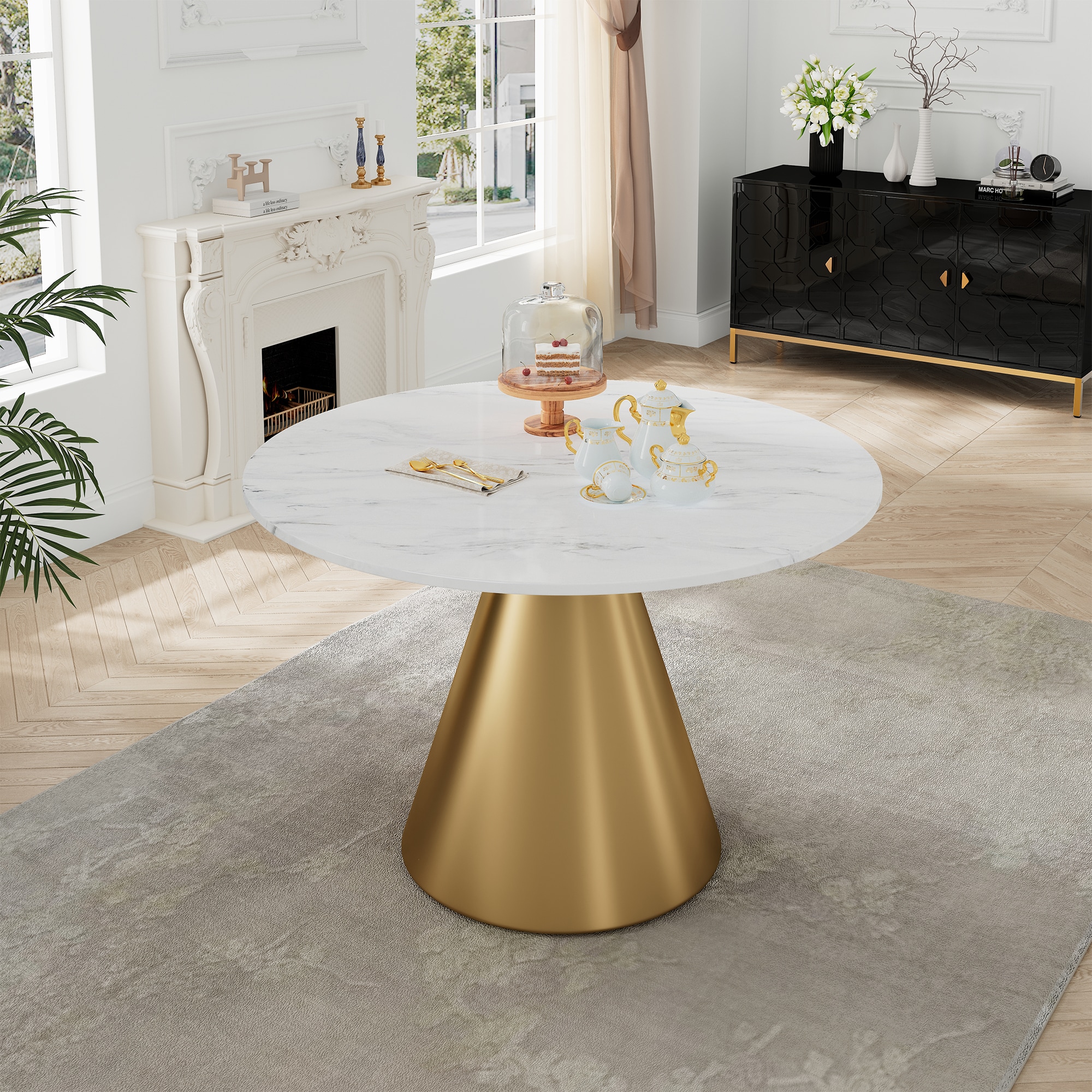 Clihome CL-RT3-BWHBG Dining-Tables - View #4