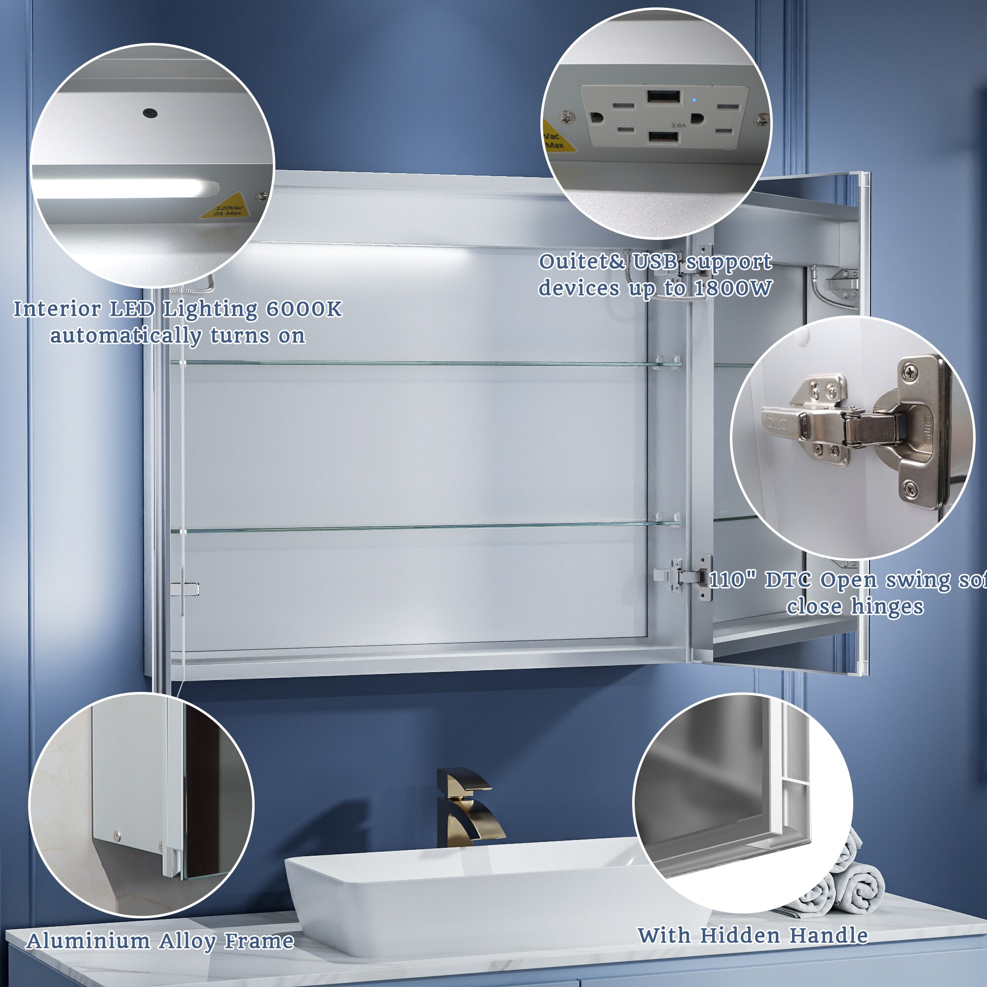 ExBrite EXMC3630V13DB Bathroom-Medicine-Cabinets - View #7