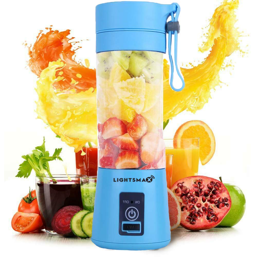 PERSONAL BLENDER Mini Juicer Cup USB Rechargeable Portable Fruit Mixer 13  Ounce